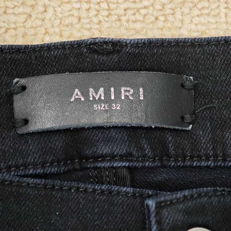 Amiri Amiri Black jeans Size US 32 / EU 48 - 3 Thumbnail