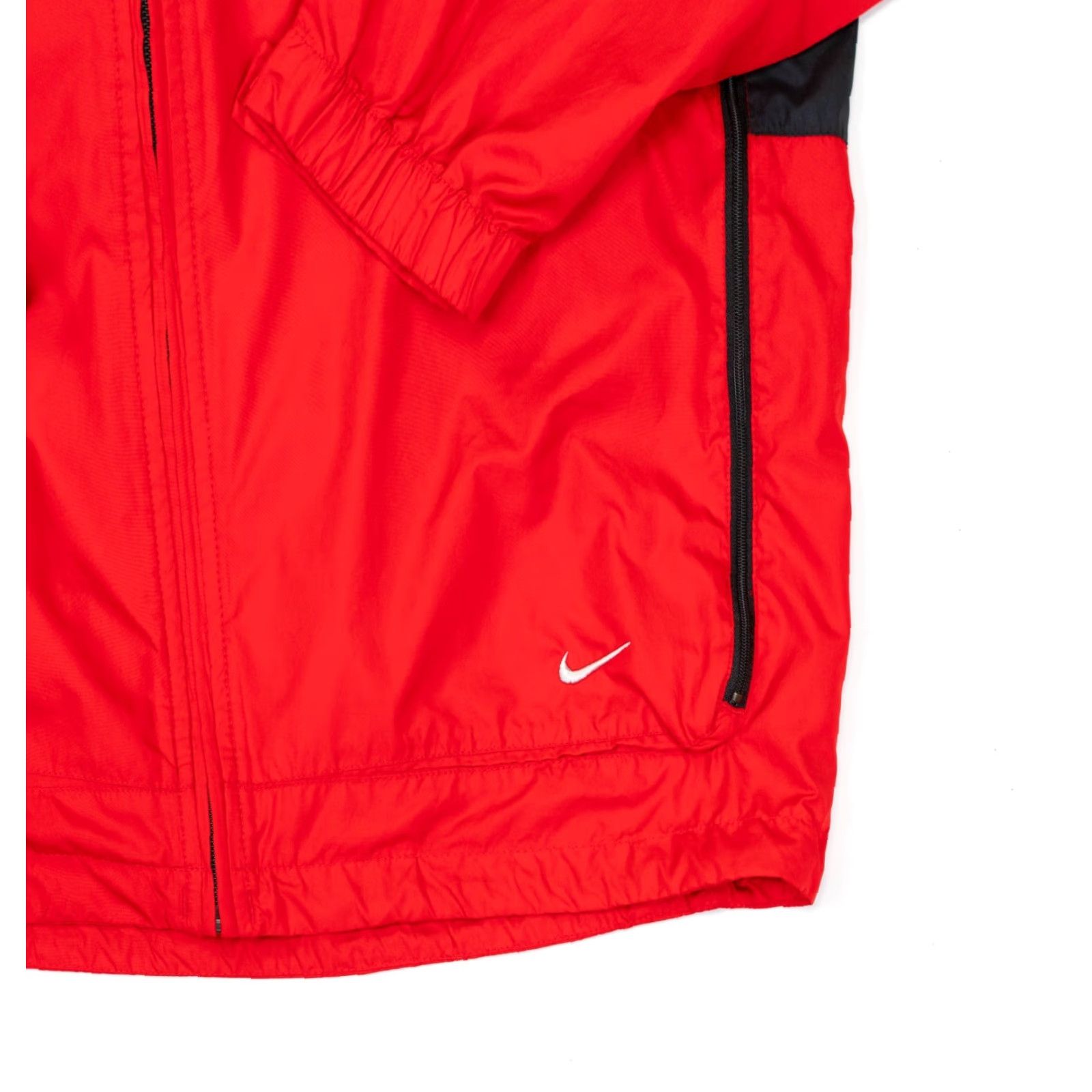 Nike VINTAGE Nike Windbreaker Jacket Red 90s Mens M Lightweight Casual Logo Zip Stand-Up Collar Size US M / EU 48-50 / 2 - 5 Thumbnail