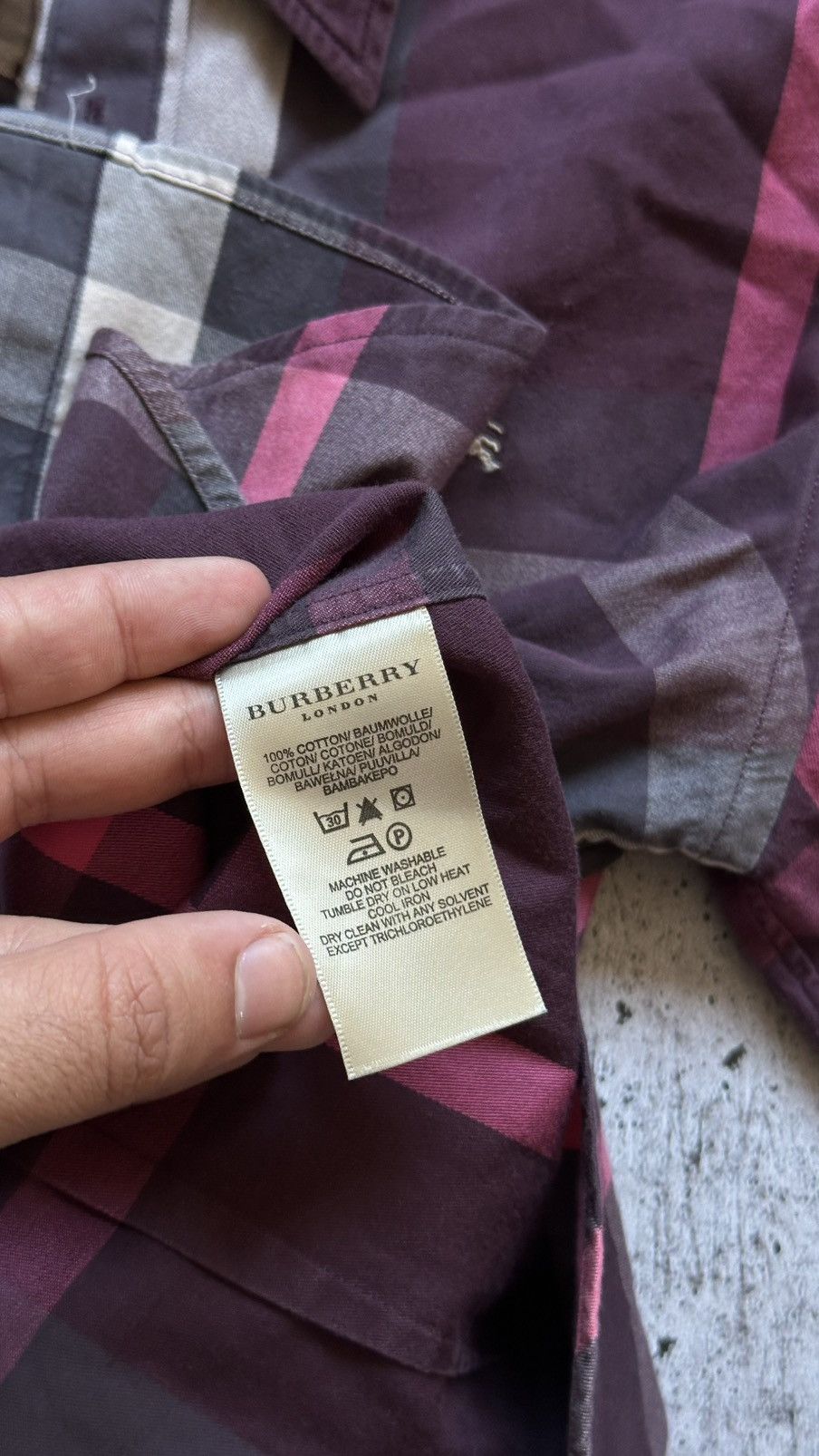 Burberry Women's Burberry London Vintage Nova Check Button Up Shirt Size XS / US 0-2 / IT 36-38 - 10 Thumbnail