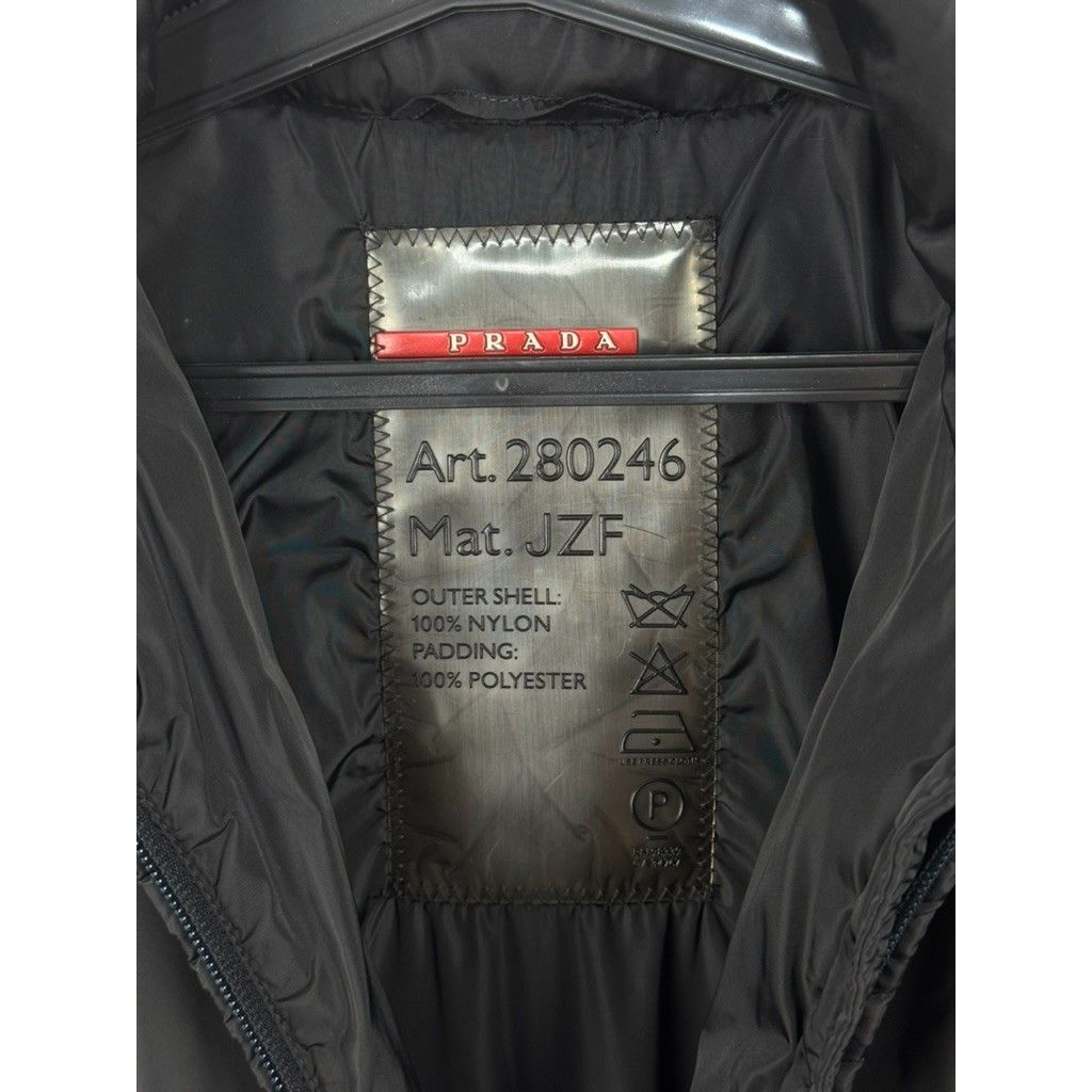 Prada Prada Insulated Black Women's Puffer Nylon Jacket Coat Parka Size M / US 6-8 / IT 42-44 - 7 Thumbnail