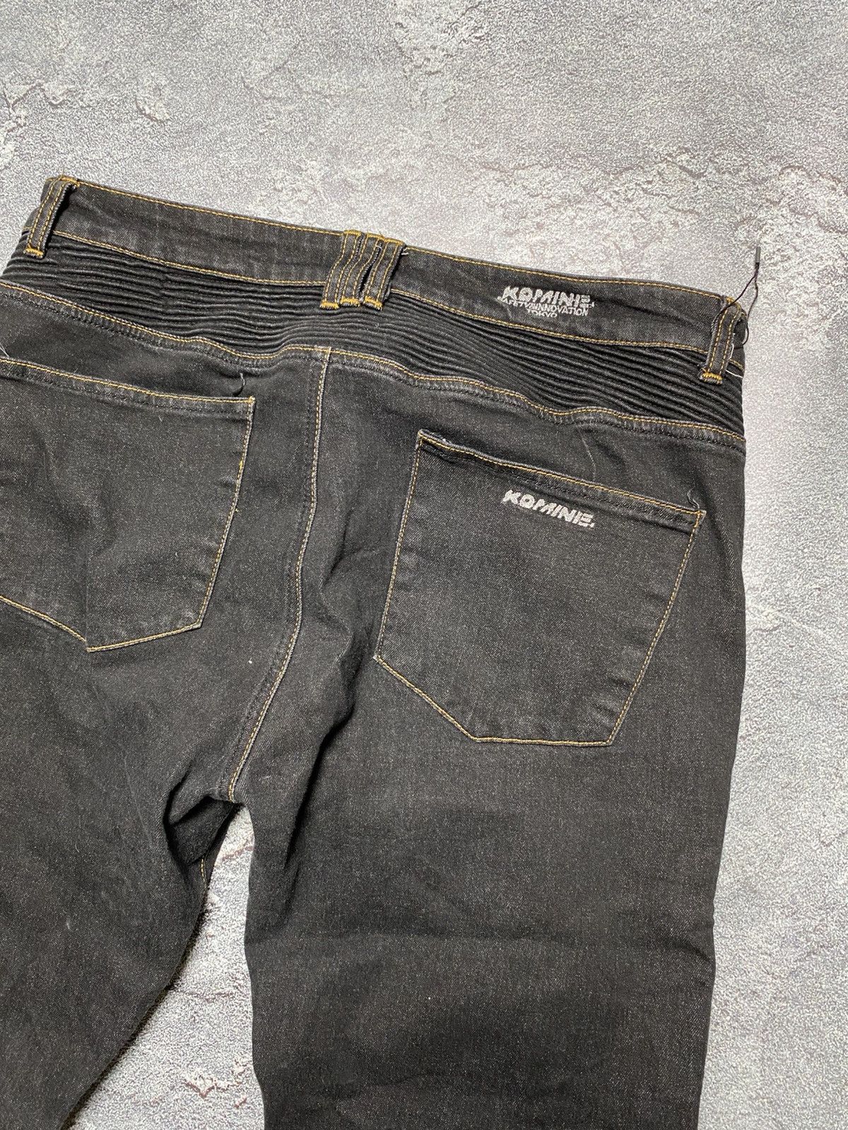 Japanese Brand × Vintage Komine jeans biker size Xl Size US 34 / EU 50 - 8 Thumbnail