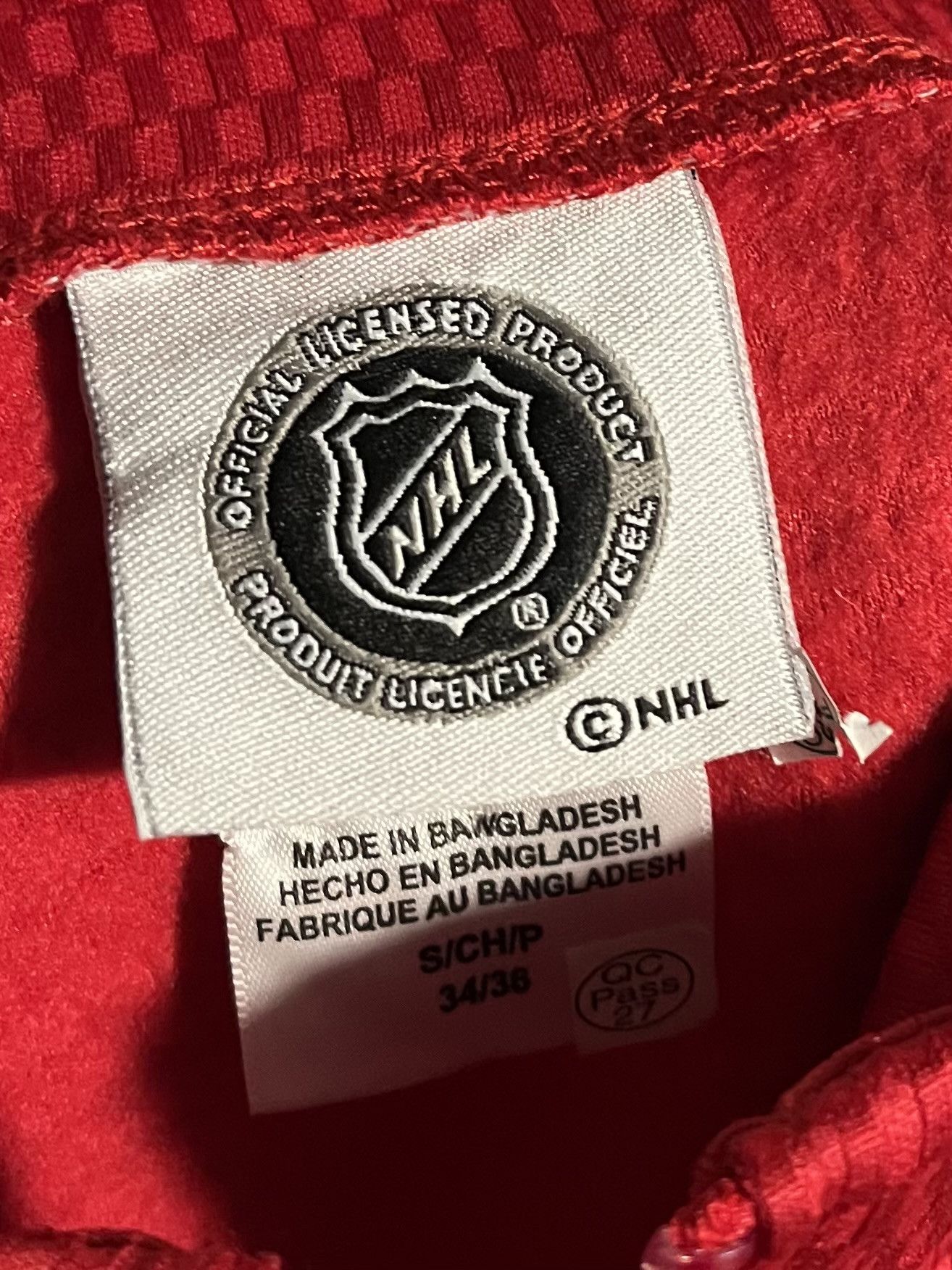 NHL NHL Carolina hurricanes Quarter Zip Pullover Jacket Size US S / EU 44-46 / 1 - 4 Thumbnail