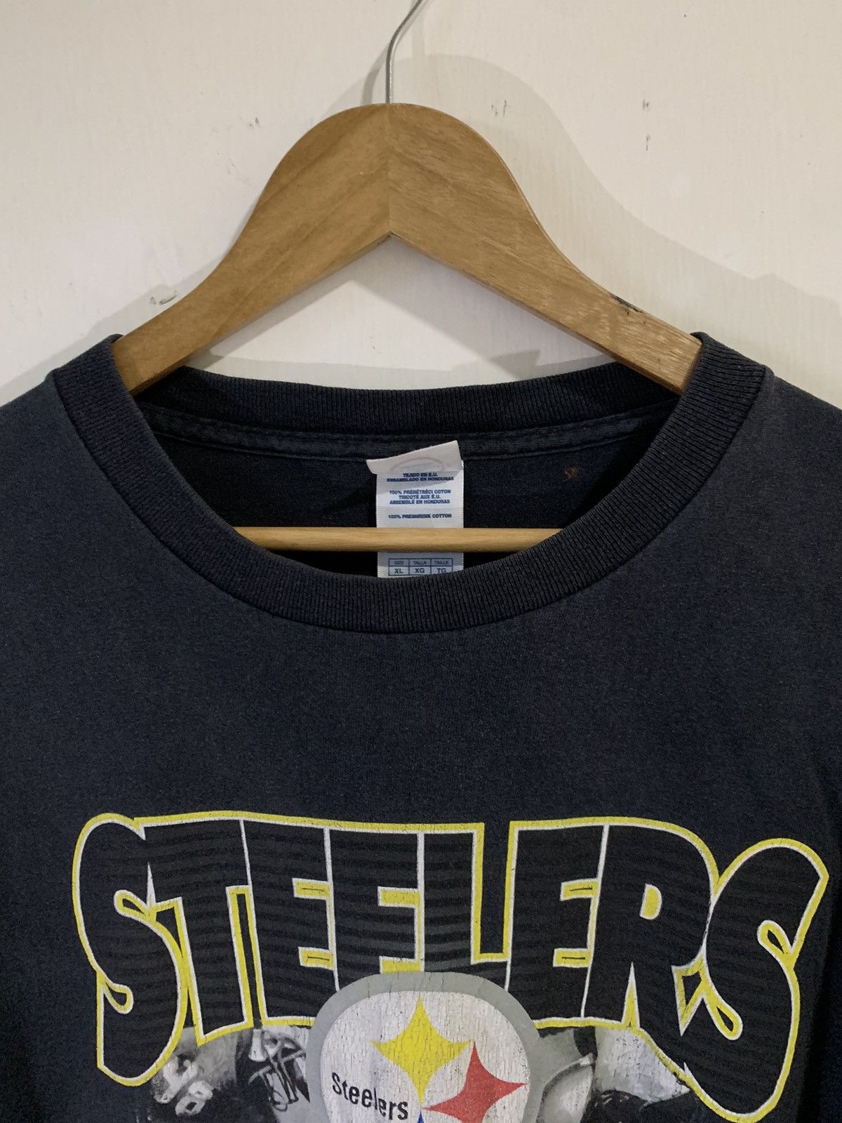 Vintage Vintage Y2K Steelers Pittsburgh Sun Faded Tee Size US XL / EU 56 / 4 - 7 Thumbnail