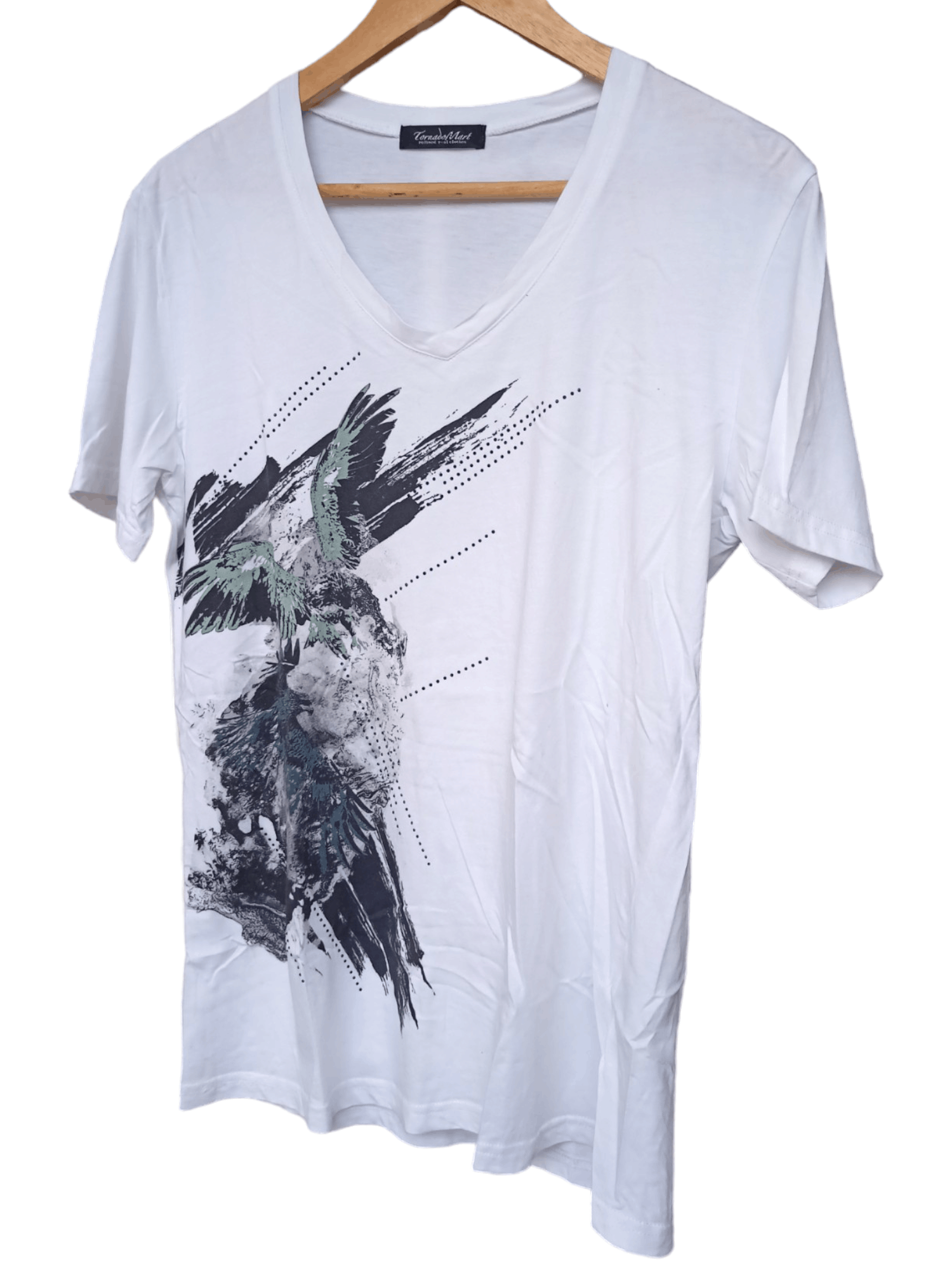 Tornado Mart Tornado Mart Eagle Concept V Neck Short Sleeve T- Shirt Size US L / EU 52-54 / 3 - 2 Thumbnail