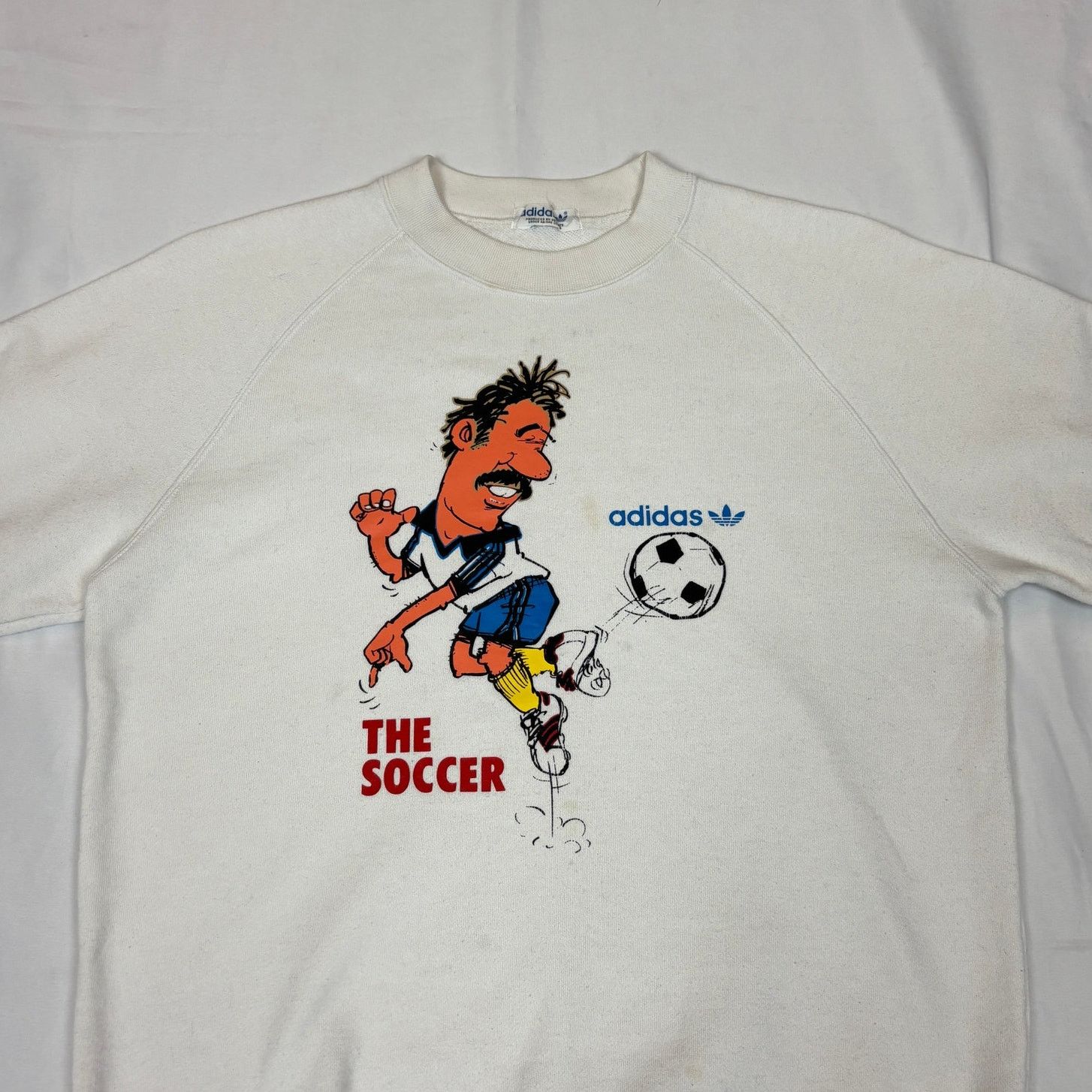 Adidas Adidas Descente The Soccer Vintage Sweatshirt Men's Large Size US L / EU 52-54 / 3 - 2 Thumbnail