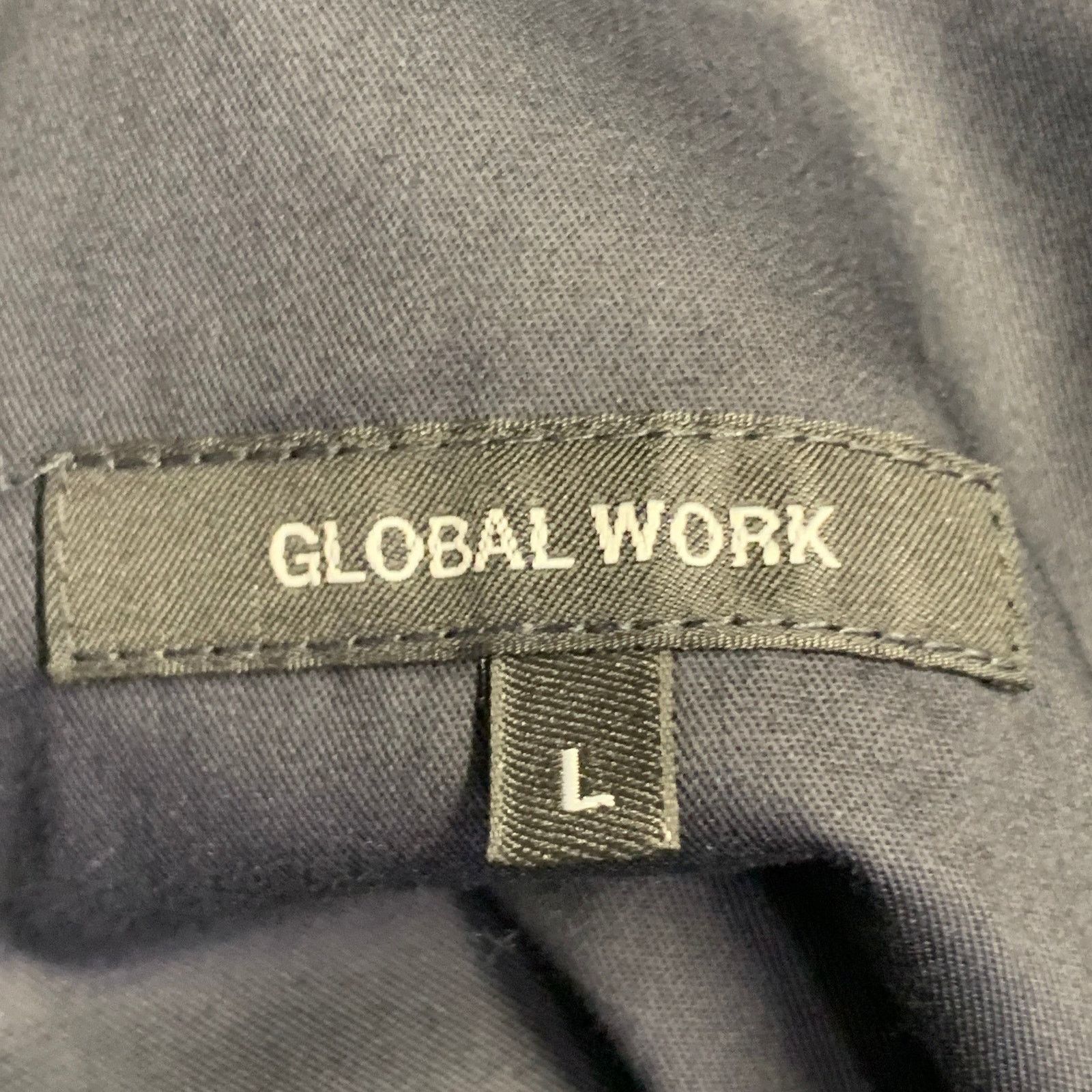 Global Work GLOBAL WORK Indigo Twill Cotton Drawstring Casual Pants Size US 35 - 3 Thumbnail