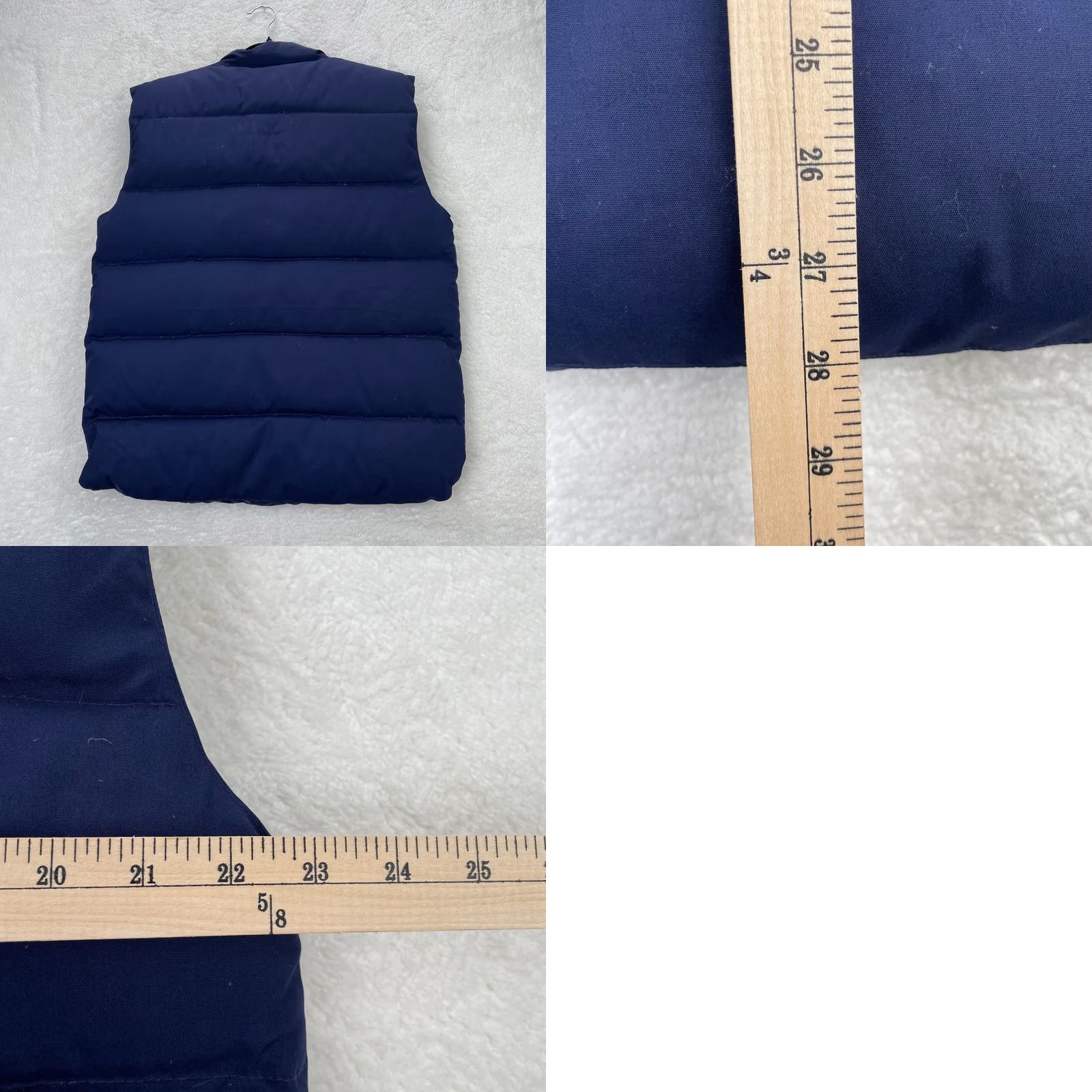 Vintage VTG Cabela's Vest Mens Medium Blue Goose Down Puffer Parka Mock Snap Hiking Size M Size US M / EU 48-50 / 2 - 8 Thumbnail