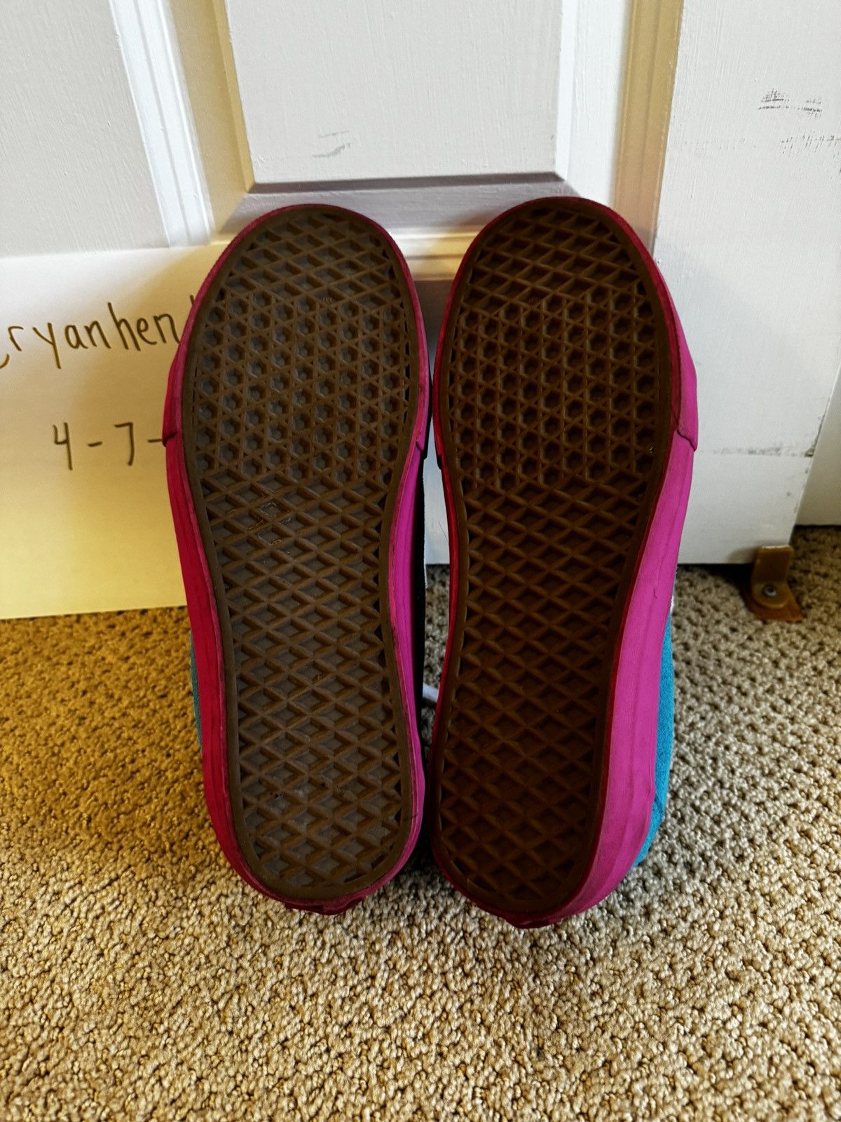 Golf Wang Vans x Golf Wang Old Skool Pro S “Blue/Pink” Size US 10.5 / EU 43-44 - 6 Thumbnail