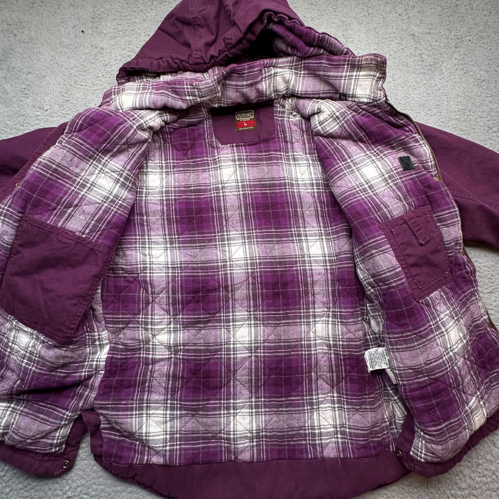 SCHMIDT CE Schmidt Workwear Duck Canvas Barn Chore Coat Women Large Size L / US 10 / IT 46 - 9 Thumbnail