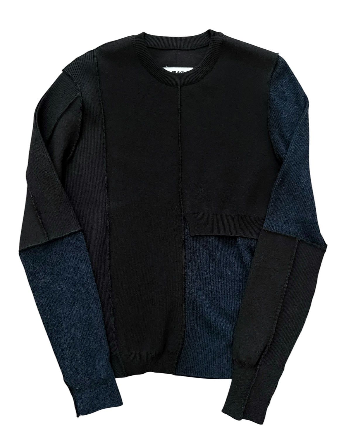 Maison Margiela Artisanal Patchwork Ribbed Sweater Size US M / EU 48-50 / 2 - 1 Thumbnail