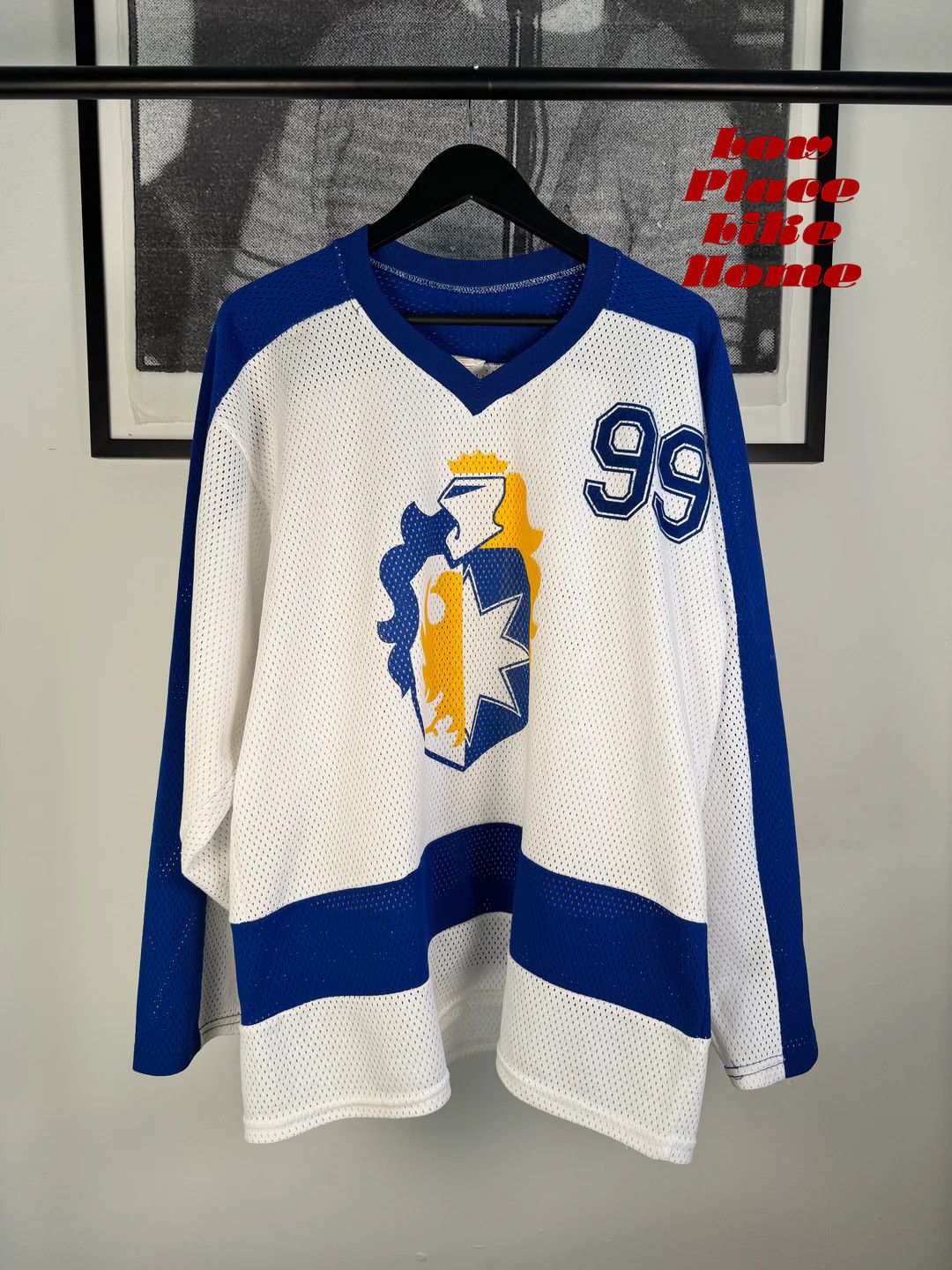 Vintage 🚭 INSANE 🚭 ERD REFERENCE 90s LE ROSEY KNIGHT HOCKEY JERSEY Size US XL / EU 56 / 4 - 1 Thumbnail
