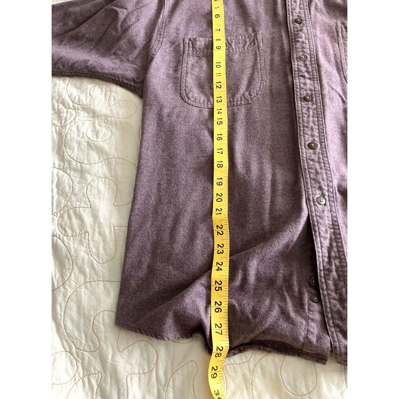 Eddie Bauer VINTAGE Eddie Bauer Shirt Mens Large Maroon Red Sonoma Heathers Button Down 90s Size US L / EU 52-54 / 3 - 5 Thumbnail