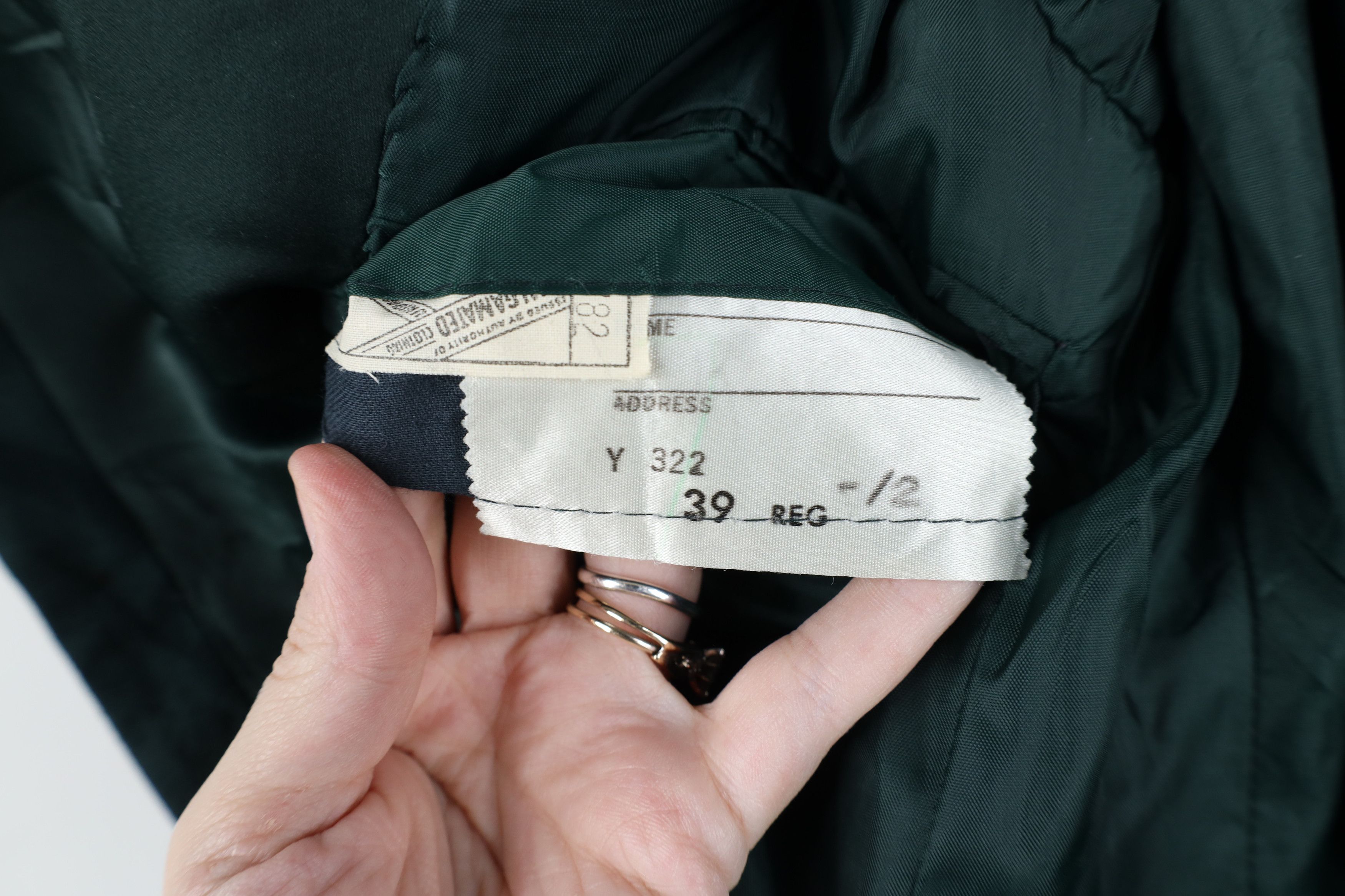 Vintage Vintage 50s Rockabilly Smoking Prom Tuxedo Jacket Green USA Size US XL / EU 56 / 4 - 12 Thumbnail