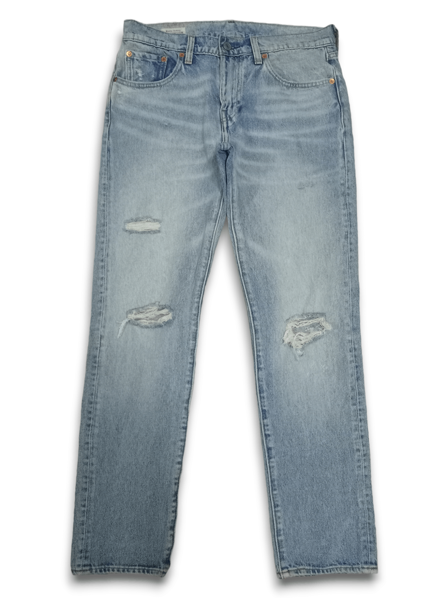 Levi's Vintage Levis Big E Hi-Ball Blue Wash Distressed Jeans 32x29 Size US 32 / EU 48 - 2 Thumbnail