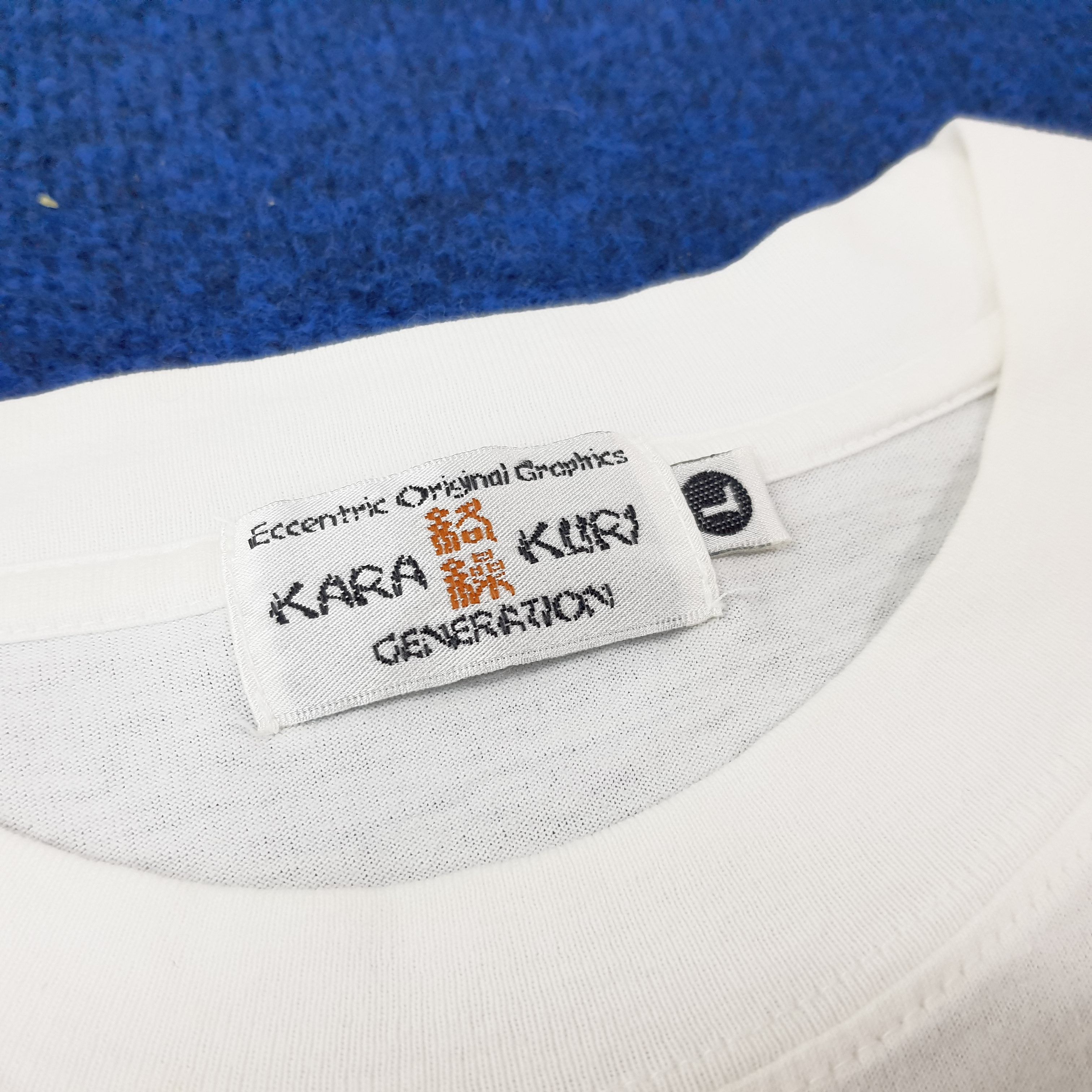 Karakuri Tamashii Vintage Kara Kuri Generation Embroidery Tshirt C259N78 Size US L / EU 52-54 / 3 - 5 Thumbnail