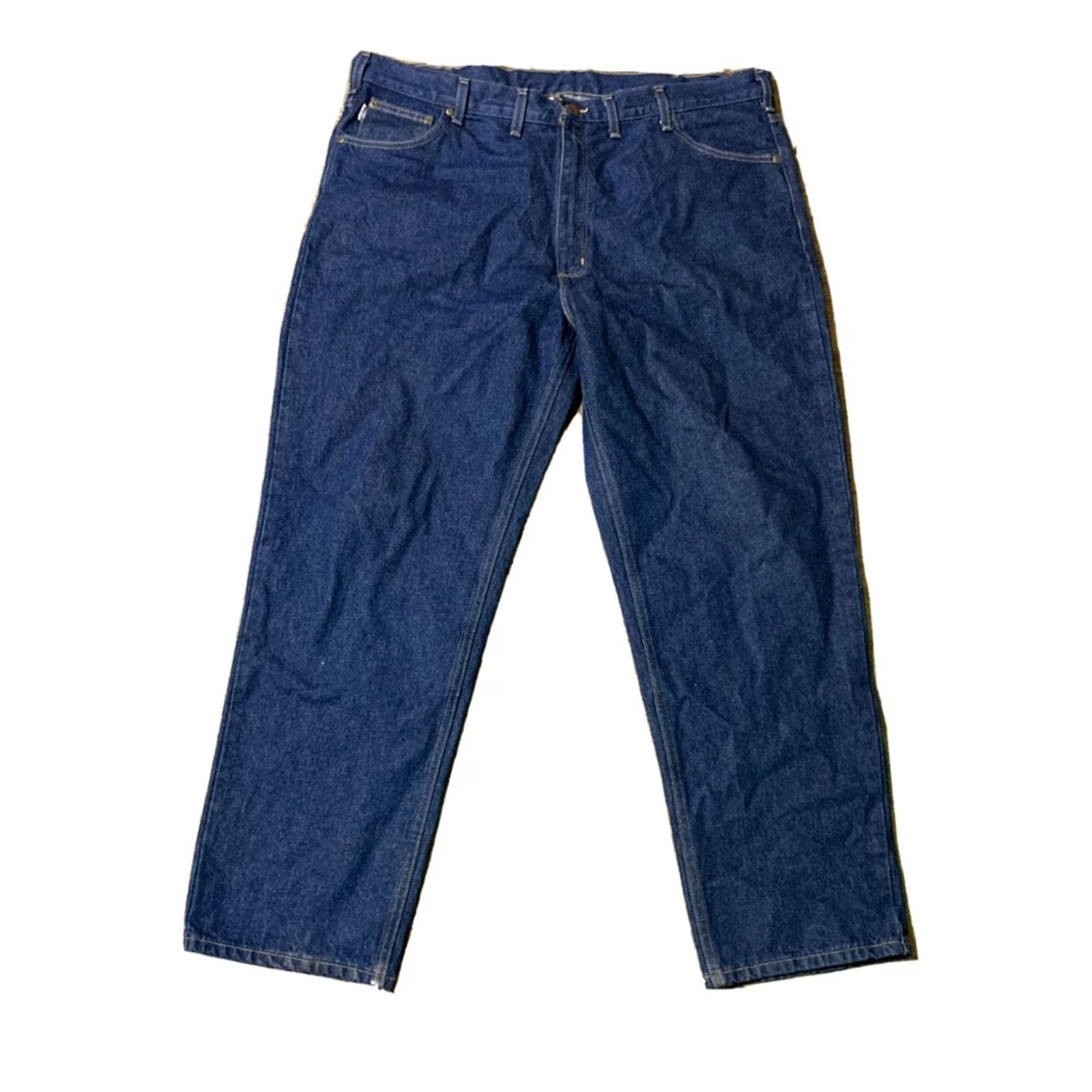 Carhartt Carhartt Men's Straight Blue Jeans Size 44 X 32 Size US 44 / EU 60 - 2 Thumbnail