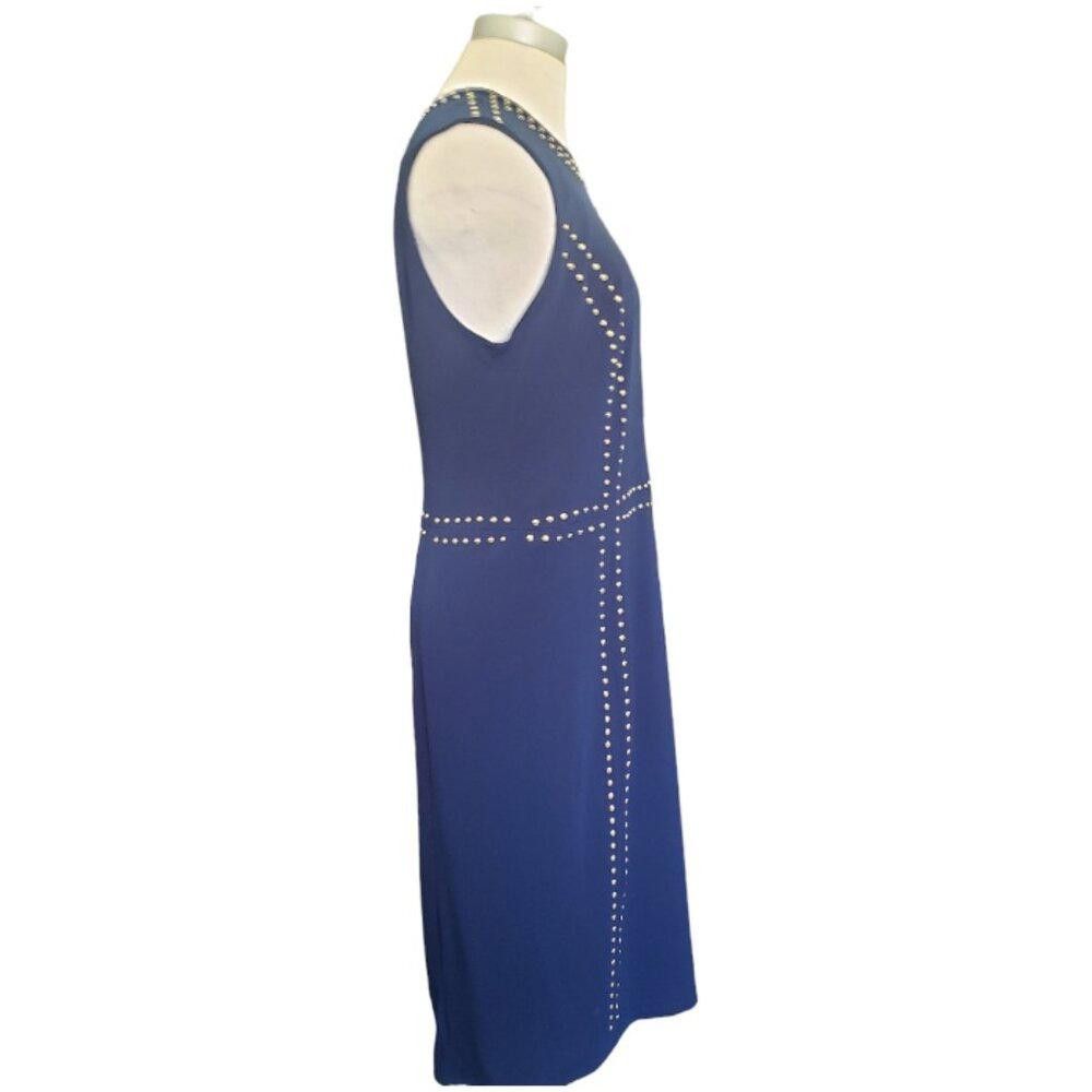 Designer CT773 Philosophy Nave Studded Sleeveless Midi Dress M Size M / US 6-8 / IT 42-44 - 3 Thumbnail