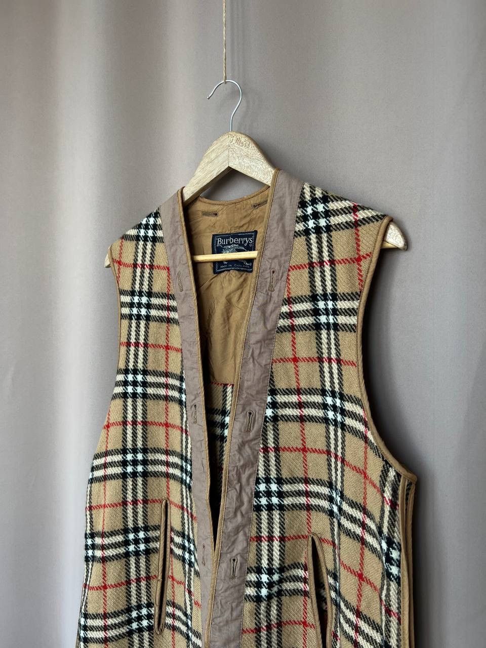 Burberry Burberrys Trench Coat Inner Lining 100% Wool Vintage Size L Size L / US 10 / IT 46 - 4 Thumbnail