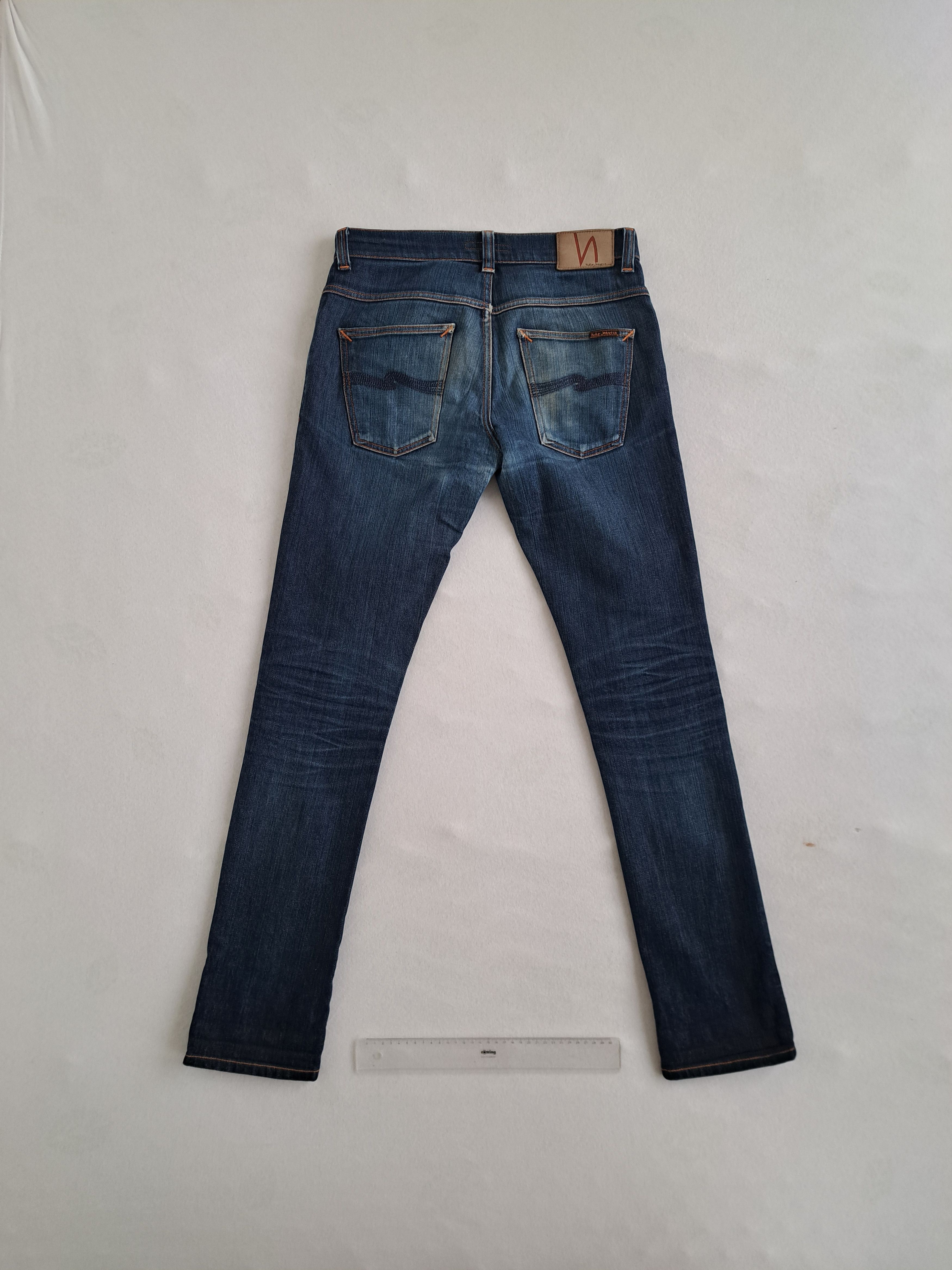 Nudie Jeans GRIM TIM DRY OPEN NAVY (1005119) - Denim Jeans - W32 Size US 32 / EU 48 - 2 Thumbnail