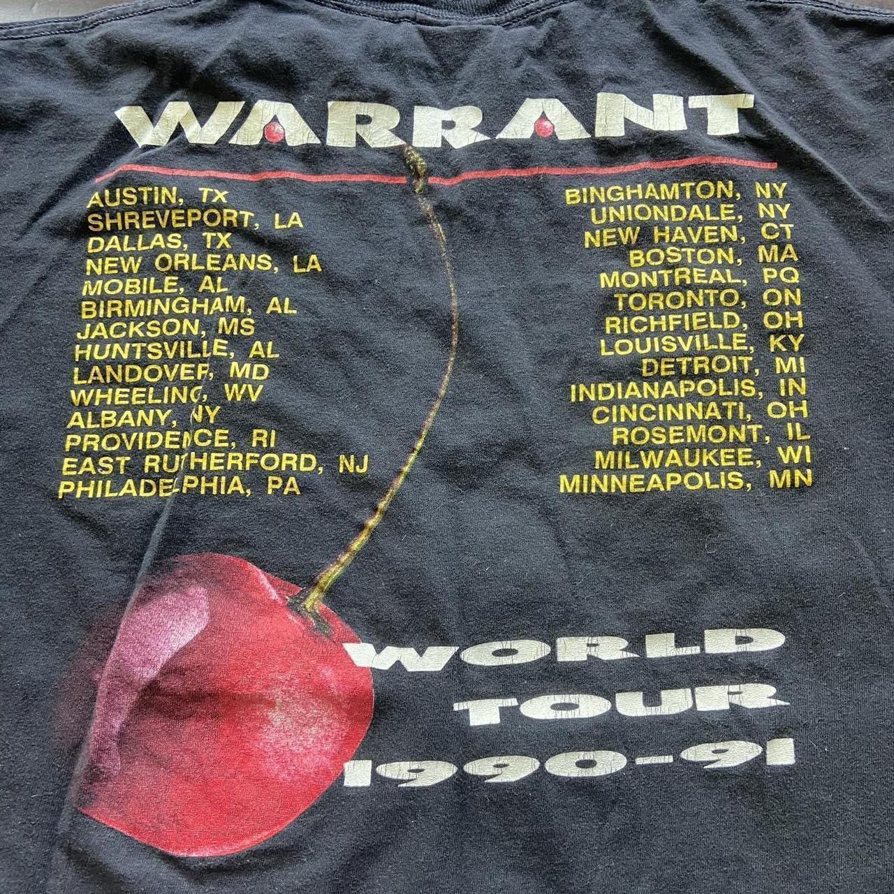 Brockum 1990 Warrant Cherry Pie Tour Shirt Size US M / EU 48-50 / 2 - 4 Thumbnail