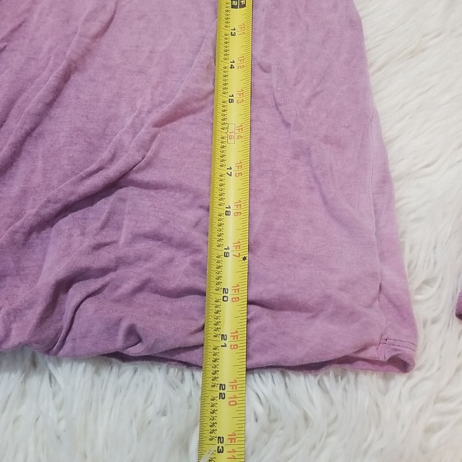 American Eagle Outfitters American Eagle Soft and Sexy Purple Cross Front Tee Size S / US 4 / IT 40 - 4 Thumbnail