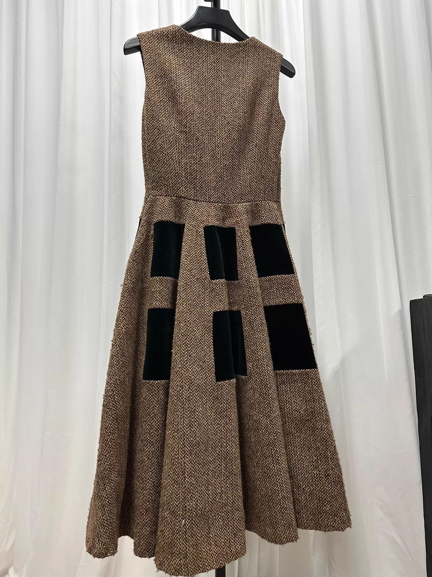 Junya Watanabe Junya Watanabe 99AW M Chunky Knit Color Block Dress Size M / US 6-8 / IT 42-44 - 4 Thumbnail