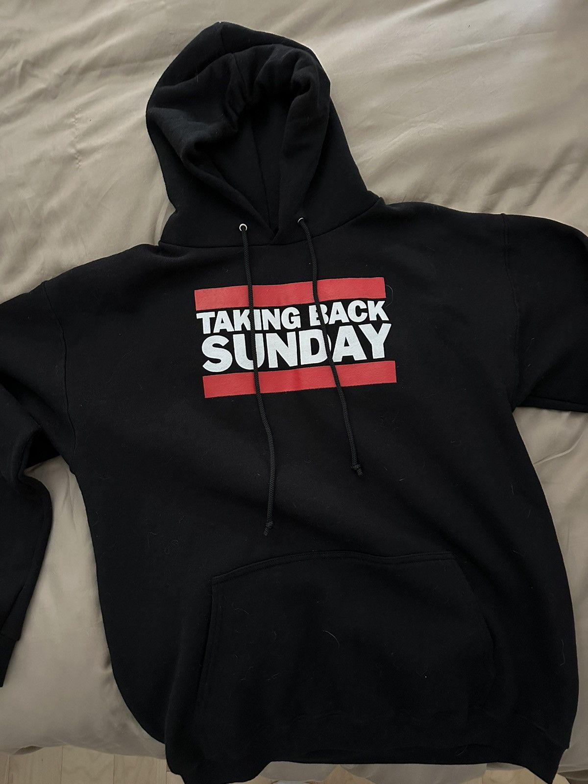 image of Band Tees Taking Back Sunday Hoodie in Black, Men's (Size Large)