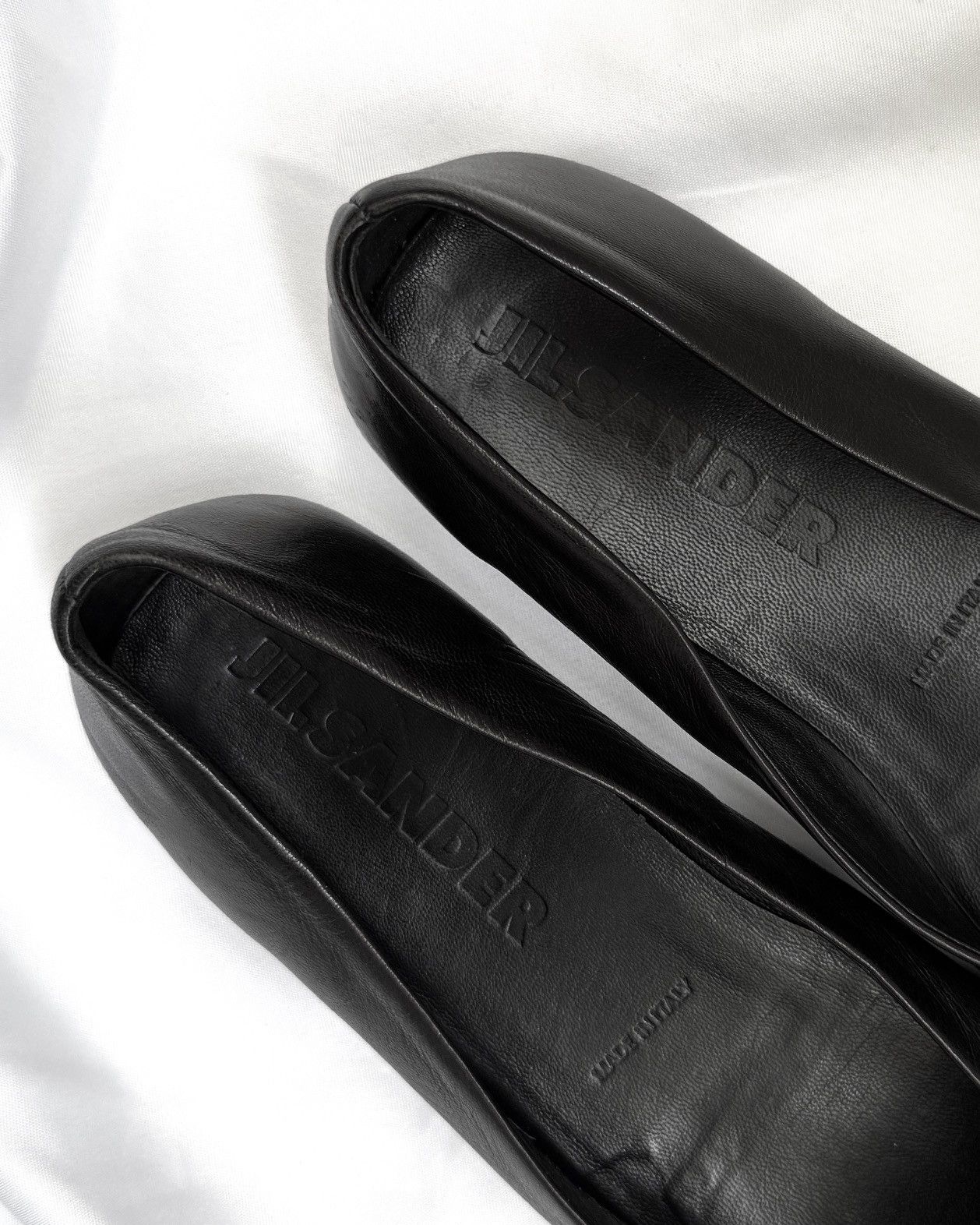 Jil Sander Jil Sander Leather Elegant Square Toe Ballet Flats Size US 6.5 / IT 36.5 - 4 Thumbnail