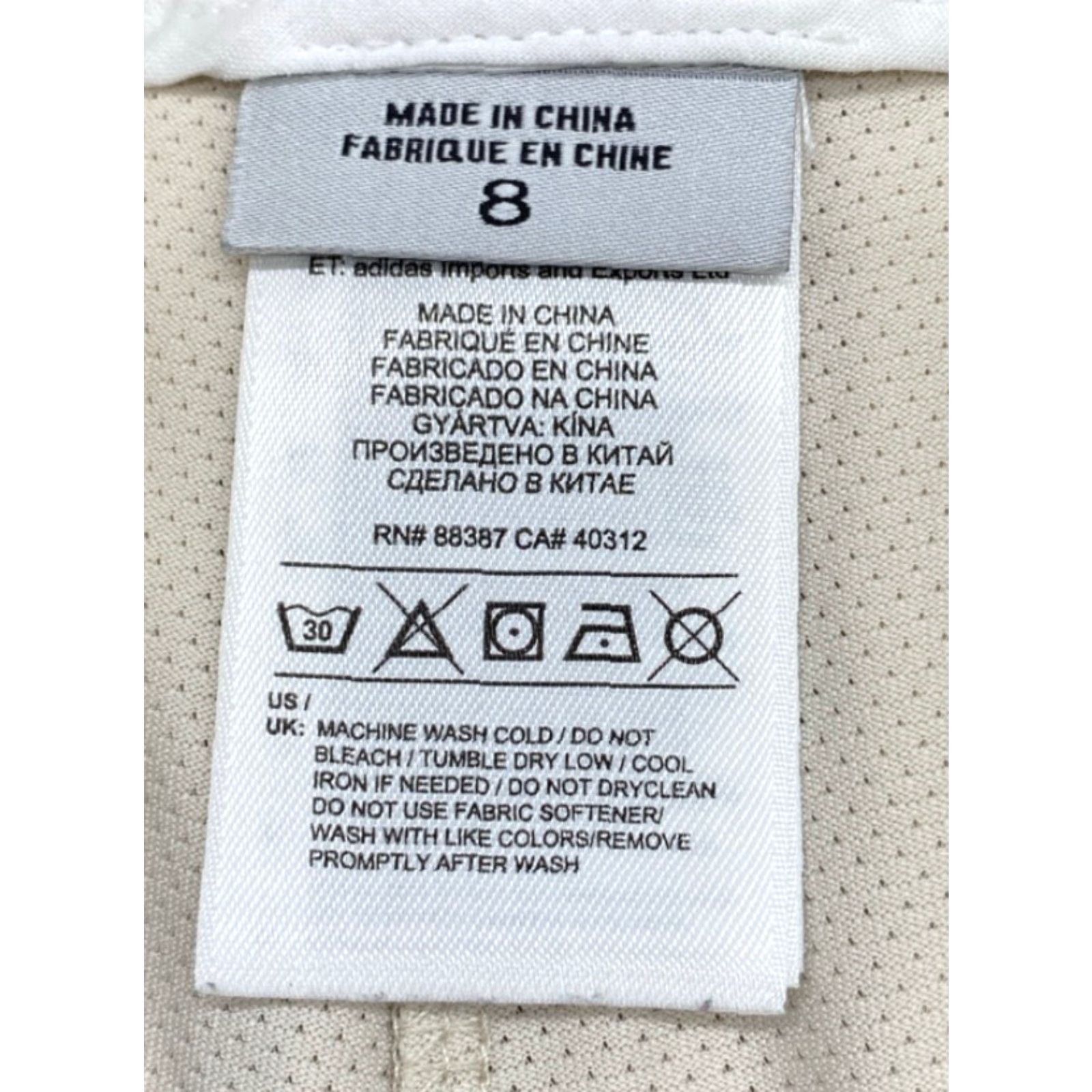 Adidas Adidas Skort Women’s 8 Ivory ClimaCool Golf Short Skort Pockets Casual Tennis Nike? Wait. Size 30" / US 8 / IT 44 - 6 Thumbnail
