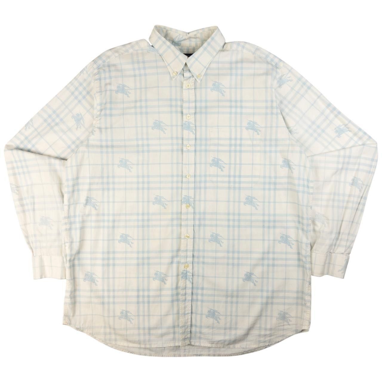 Burberry Burberry Nova Check Monogram Button Up Shirt Size XXL Size US XXL / EU 58 / 5 - 1 Thumbnail