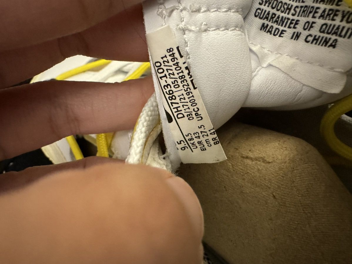 Nike × Off-White NIKE BLAZER LOW “OFF WHITE UNIVERSITY RED” Size US 9.5 / EU 42-43 - 6 Thumbnail