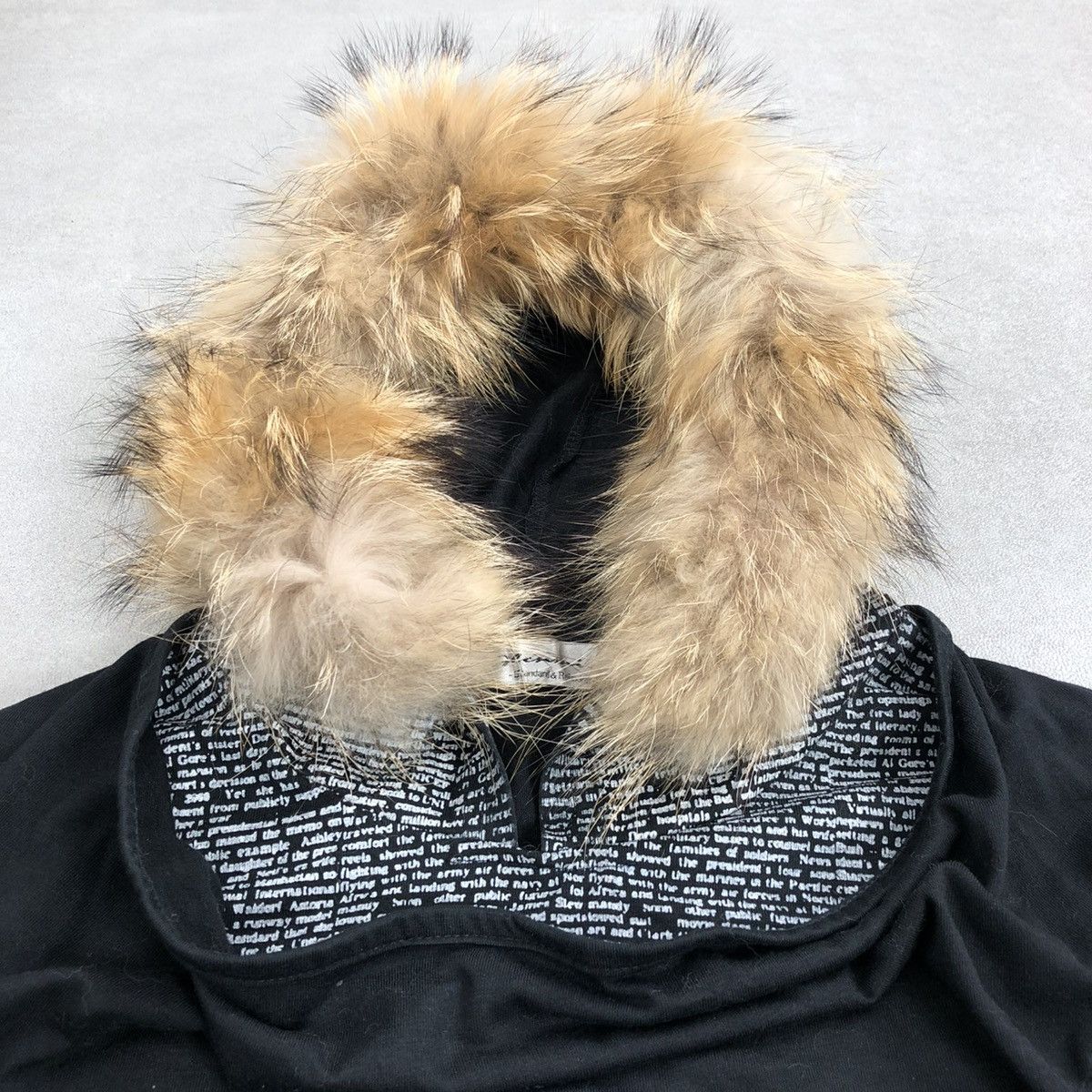 If Six Was Nine × Japanese Brand × Le Grande Bleu (L.G.B.) 2000s Japanese Double Layers Poem Gothic Punk Fur Zip Hoodie Size US L / EU 52-54 / 3 - 8 Thumbnail