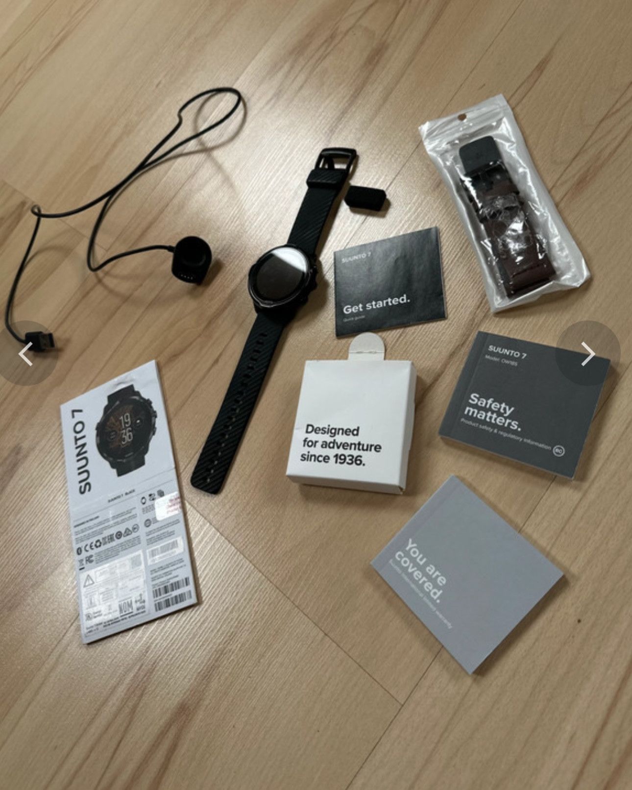 Sportswear Suunto 7 Black Smart Sports Watch Model Ow185, Men's