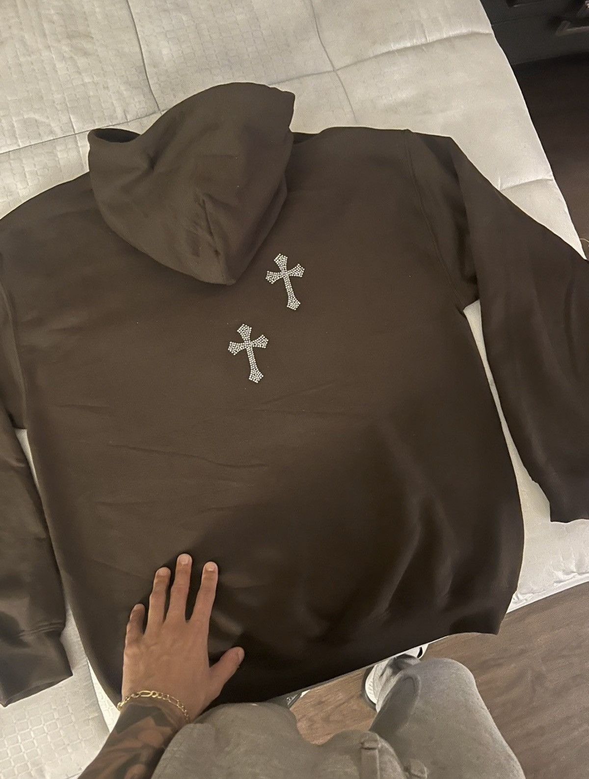 Rhinestones Streetwear Hoodie