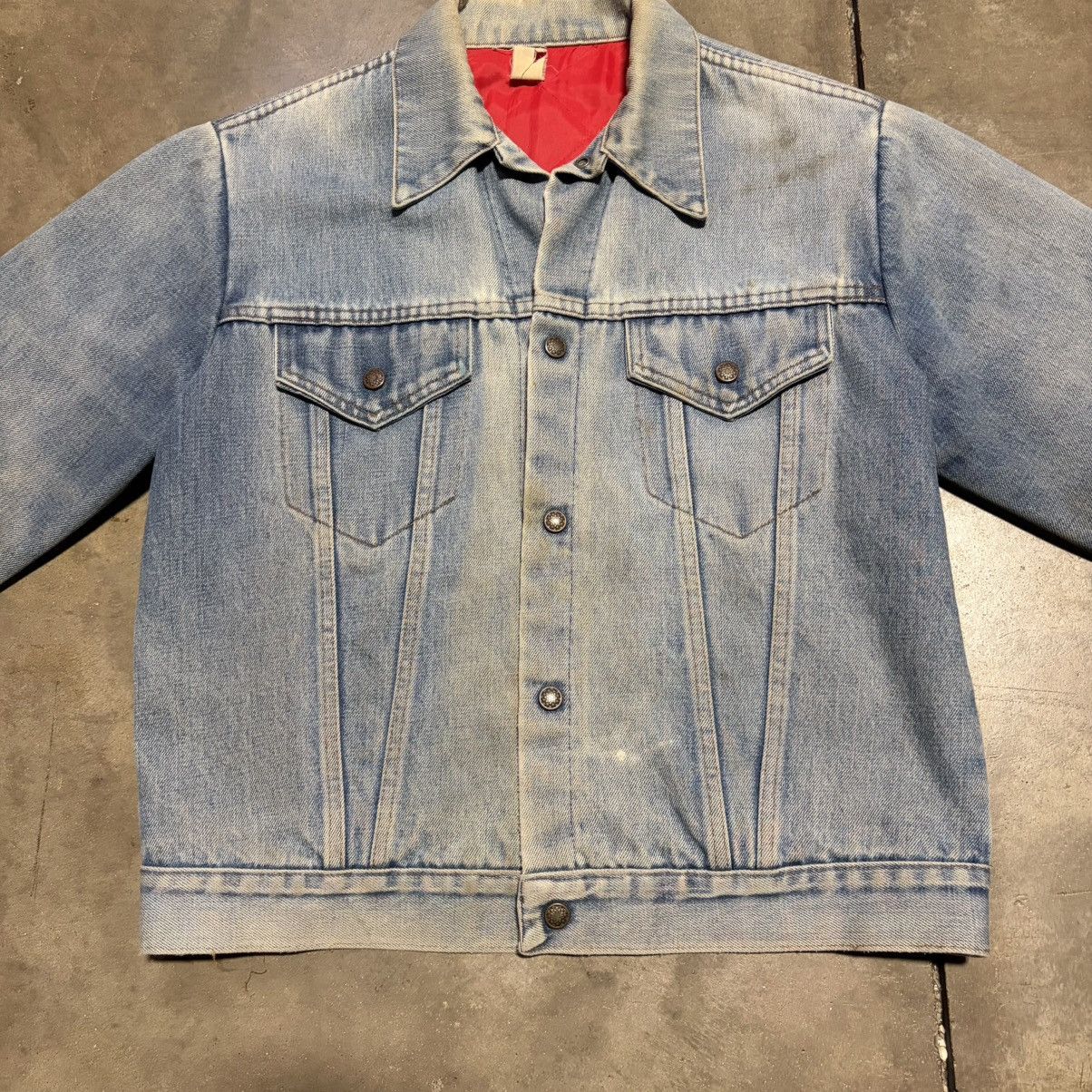 Oshkosh Vintage Denim Trucker Jacket Faded Washed Distressed 70s USA Size US L / EU 52-54 / 3 - 7 Thumbnail