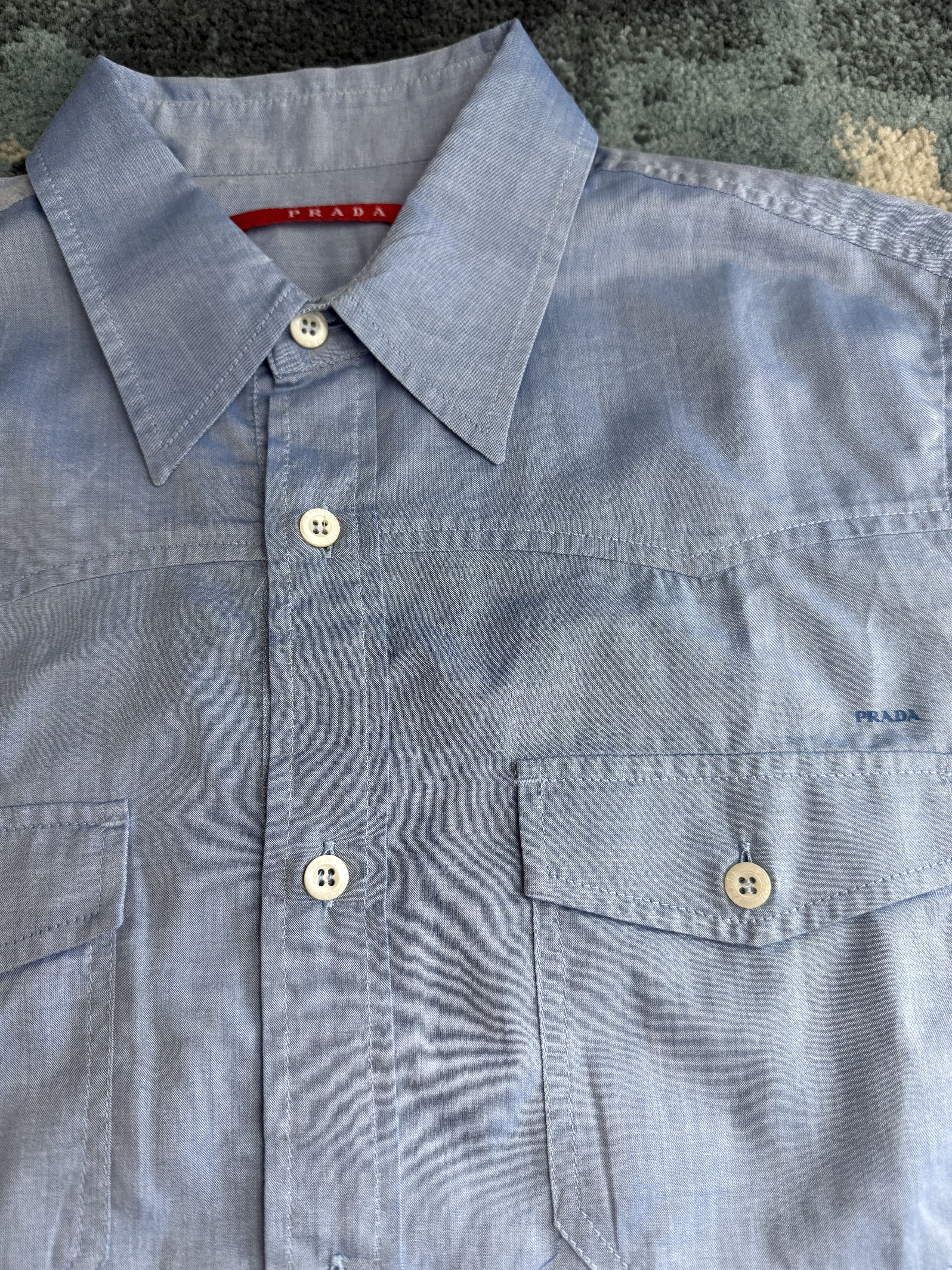 Prada Prada luna rossa vintage shirt Size US M / EU 48-50 / 2 - 2 Thumbnail