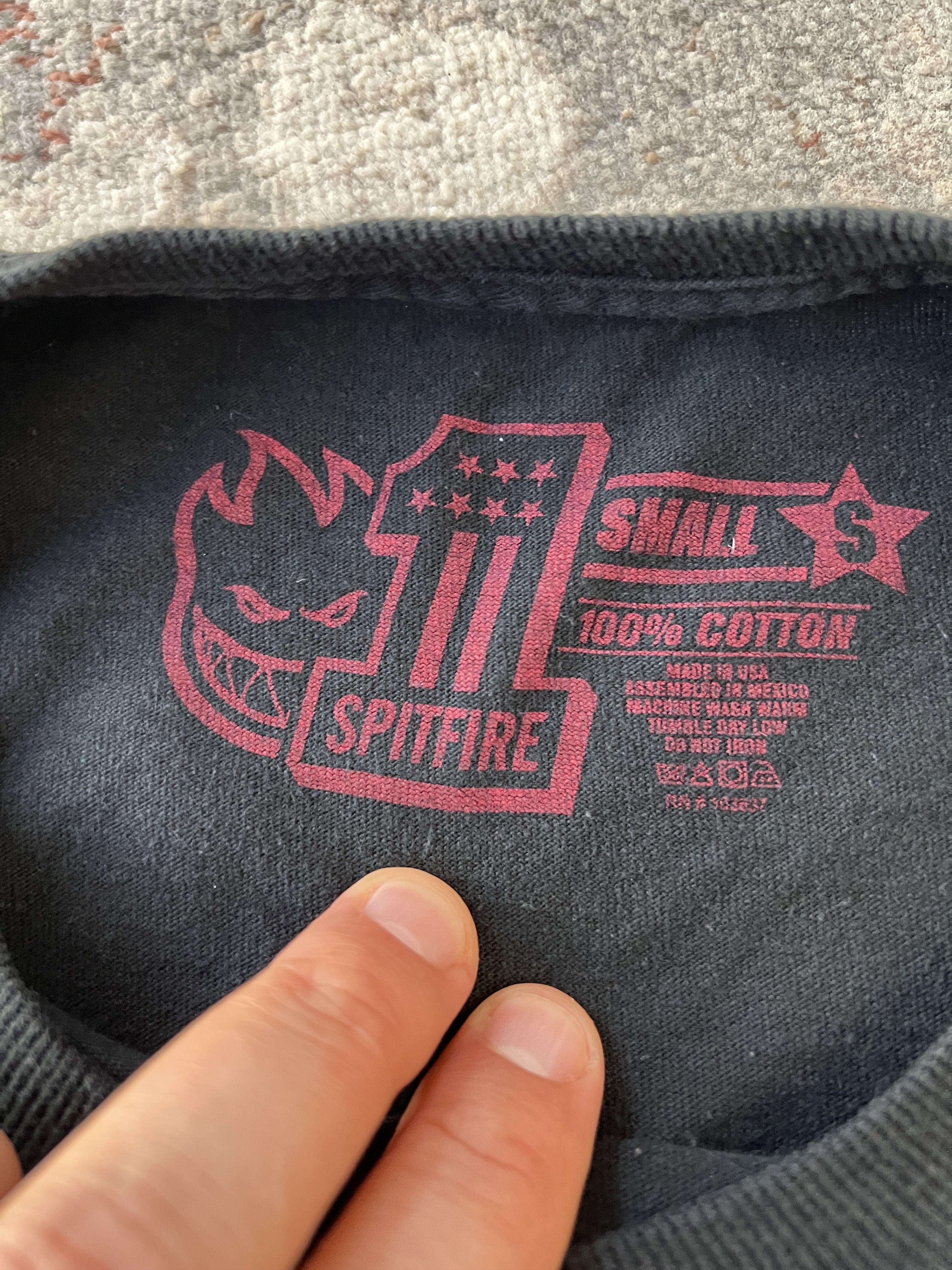 Spitfire Spitfire Burn Crew Made In USA Tee Size US S / EU 44-46 / 1 - 3 Thumbnail