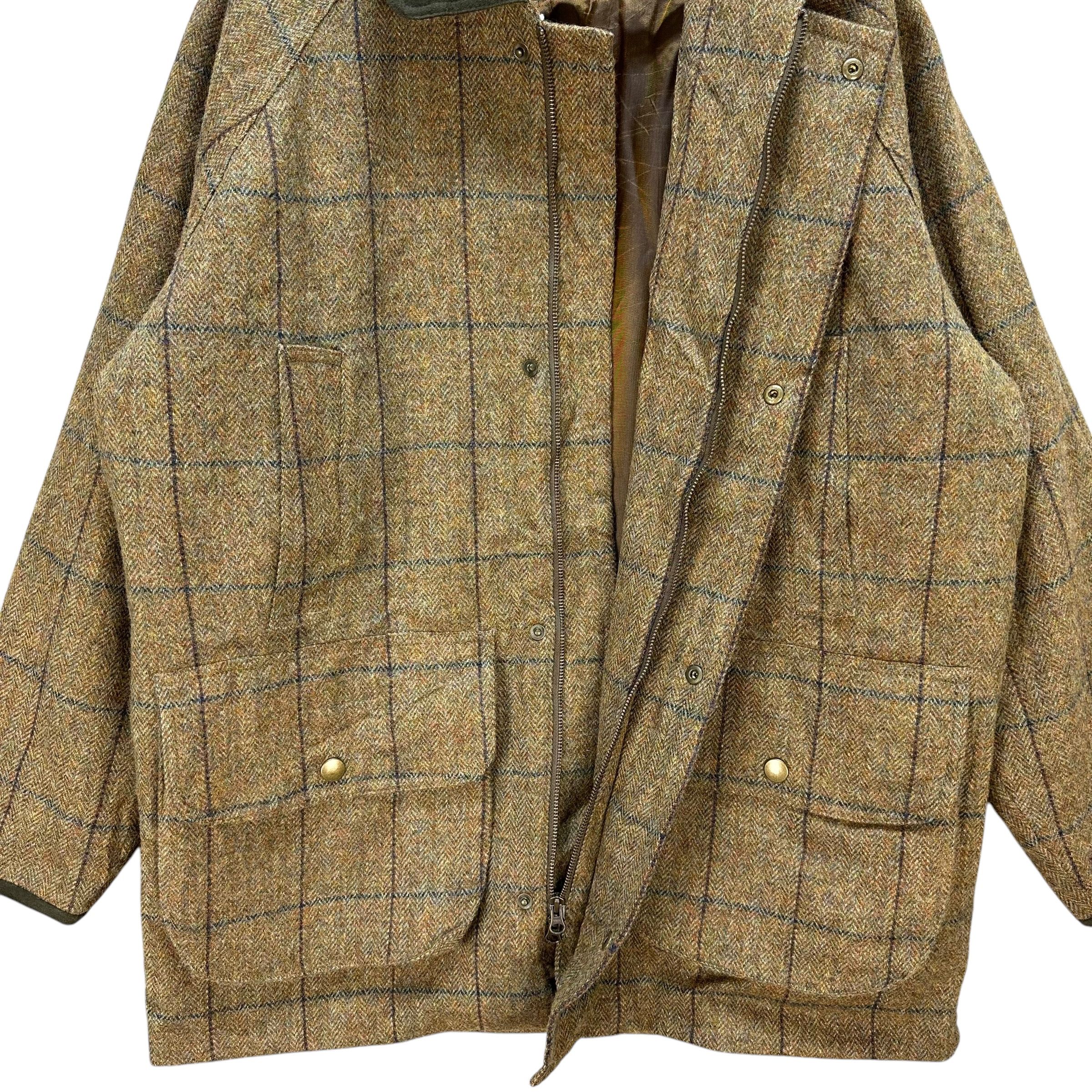 Charles Tyrwhitt Vintage CHARLES TYRWHITT British Wool Check Jacket #A72-1742 Size US XXL / EU 58 / 5 - 6 Thumbnail