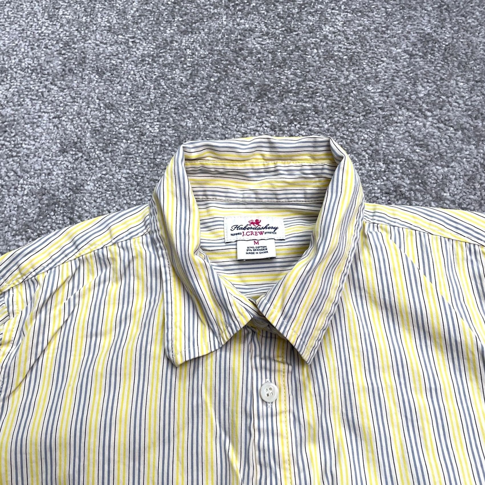 J.Crew J.Crew Haberdashery Shirt Womens Medium Multi Striped Button Down Stretch Casual Size M / US 6-8 / IT 42-44 - 3 Thumbnail