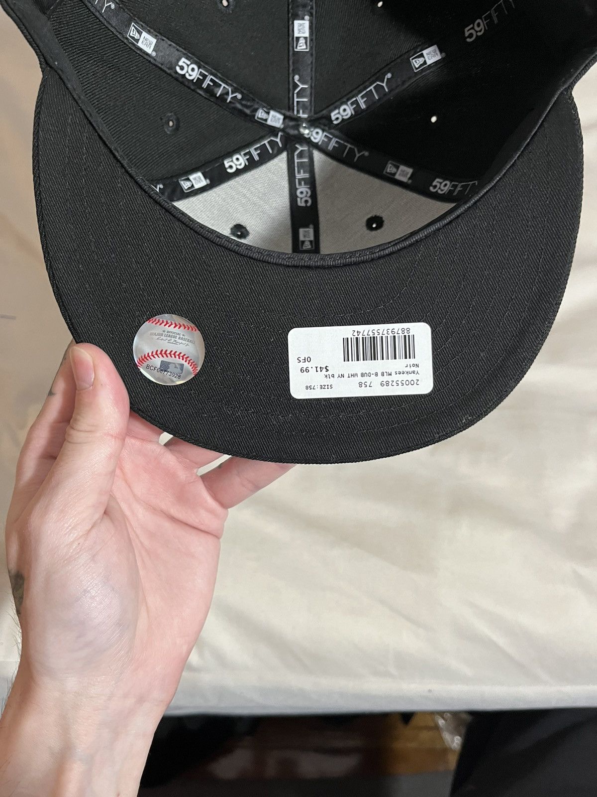 New York Yankees Ny yankees fitted hat 59fifty size 7 5/8 Size ONE SIZE - 3 Thumbnail