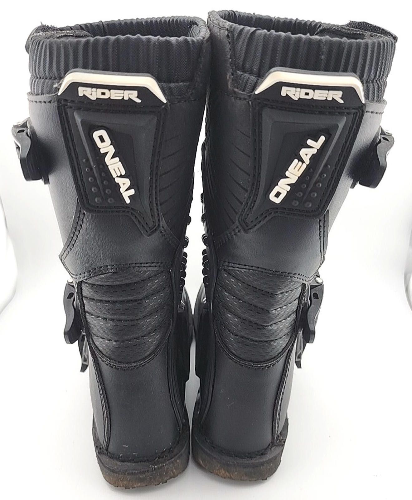 O'Neill MX Rider Motorcycle Motocross Youth Sz 5 Black Steel Toe Size ONE SIZE - 2 Thumbnail