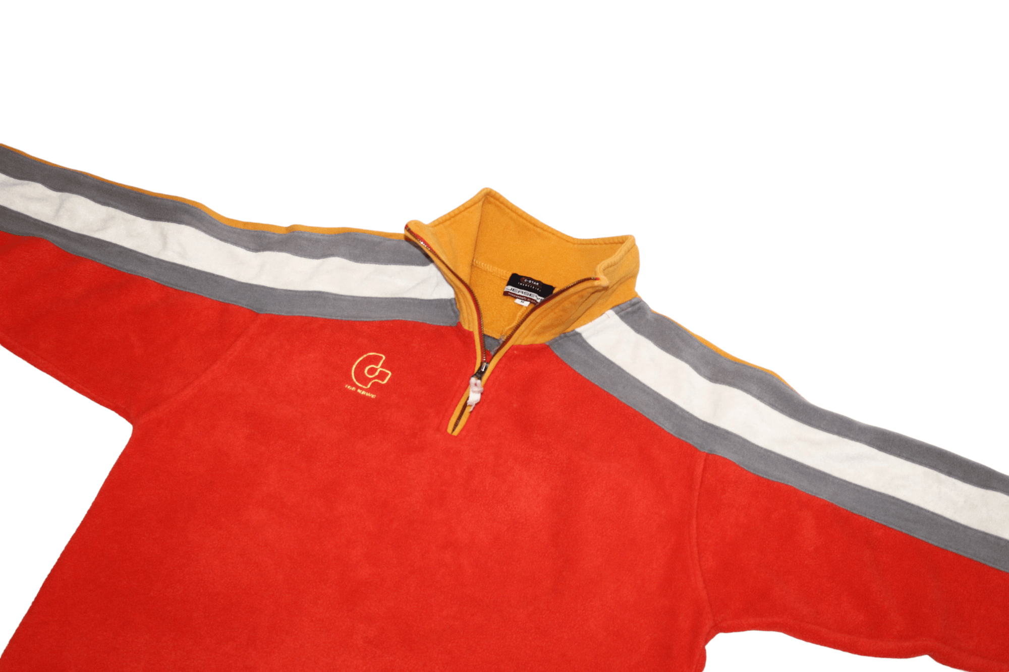 G-Star VTG 🔥 90s G Star Jersey 1/3 Zip Baggy Fleece Pullover Size US M / EU 48-50 / 2 - 4 Thumbnail