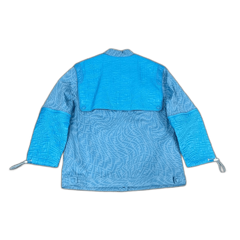 Fendi Fendi Blue Patterned Oversized Jacket Size M / US 6-8 / IT 42-44 - 1 Thumbnail