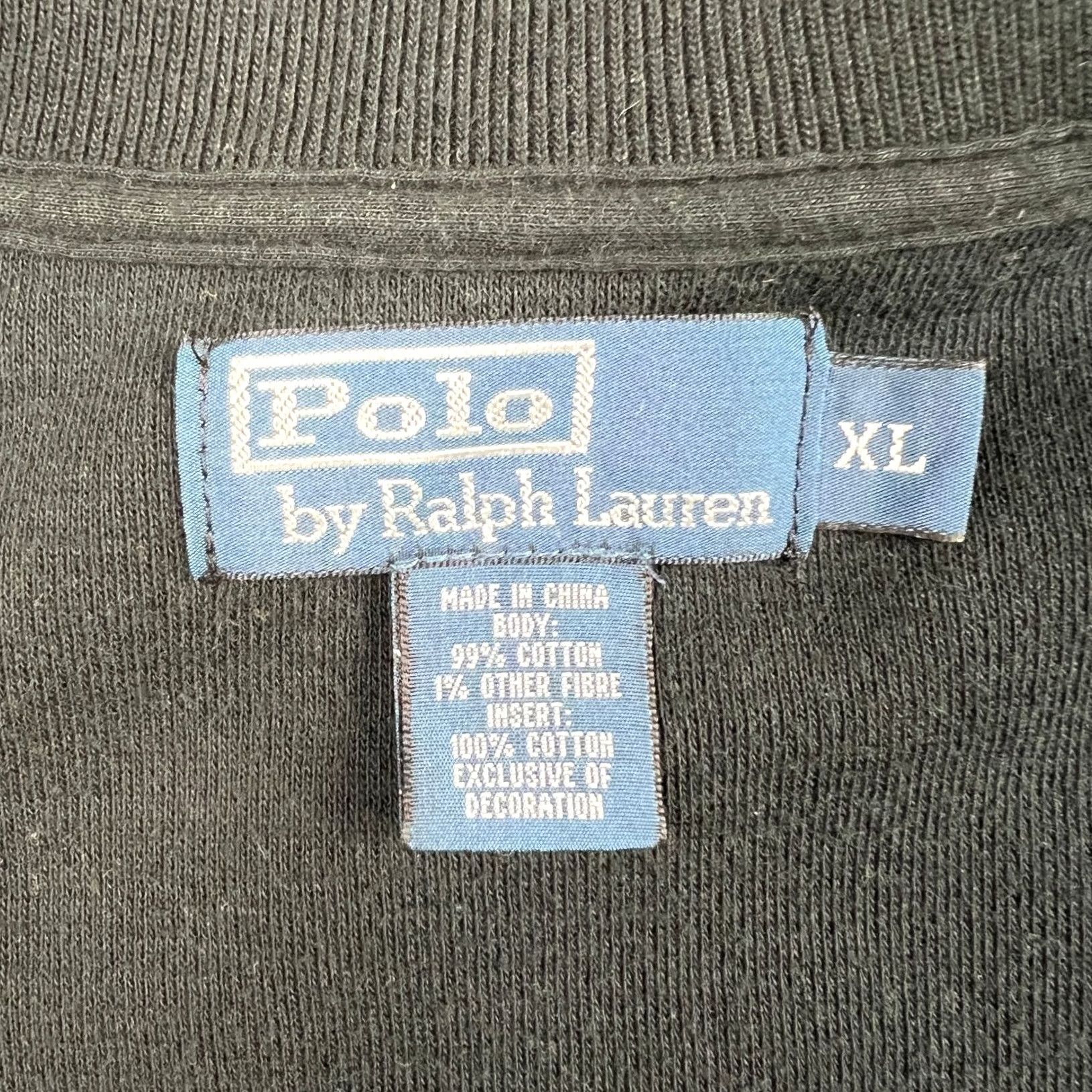 Polo Ralph Lauren Polo Ralph Lauren Sweater Mens XL Black Full Zip ...