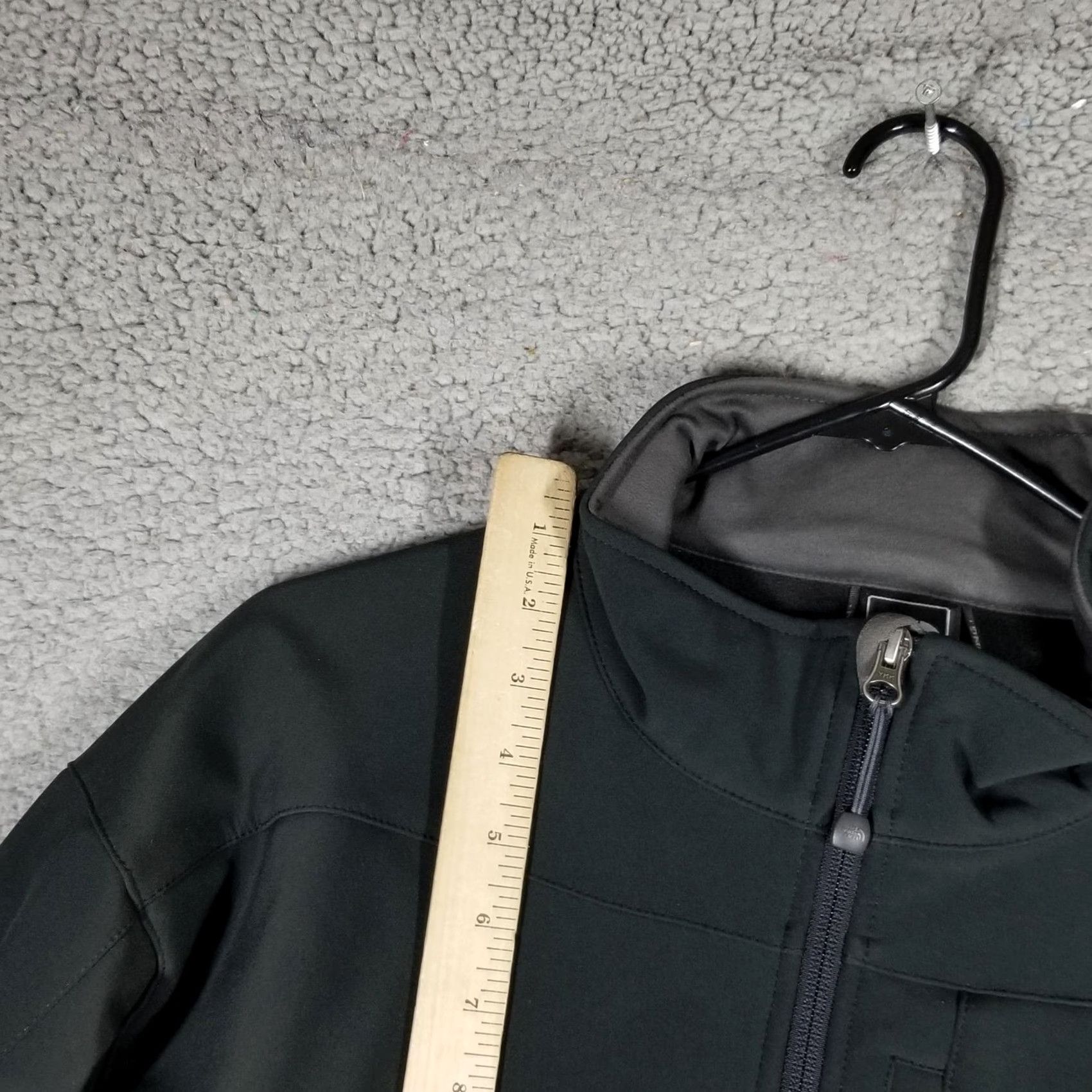 The North Face The North Face Apex Jacket Mens XL Dark Gray Softshell Full Zip Lined Pockets Wind-Resistant Size US XL / EU 56 / 4 - 6 Thumbnail
