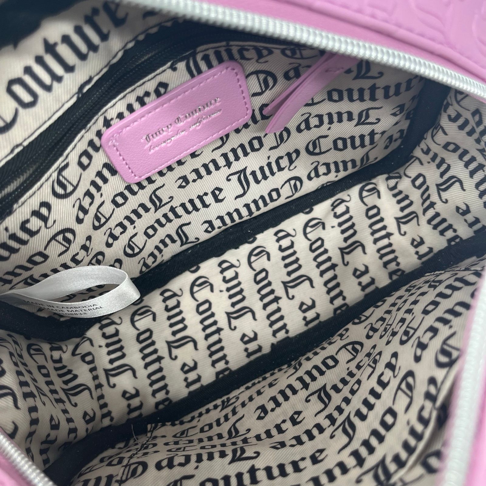 Juicy Couture JUICY COUTURE NWT Pink Embossed Crossbody Bag Size ONE SIZE - 8 Thumbnail