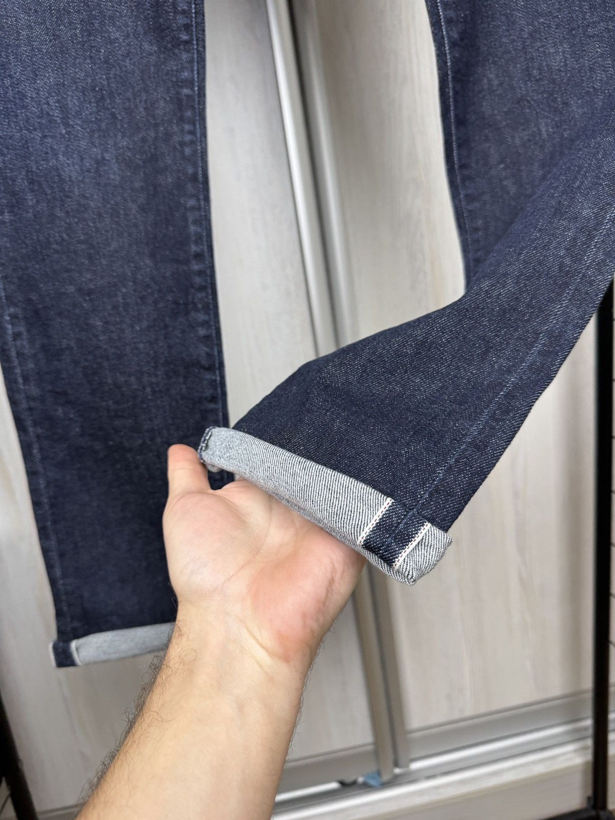 Edwin Edwin ED-80 Slim Tapered Navy blue selvedge denim jeans Size US 32 / EU 48 - 8 Thumbnail