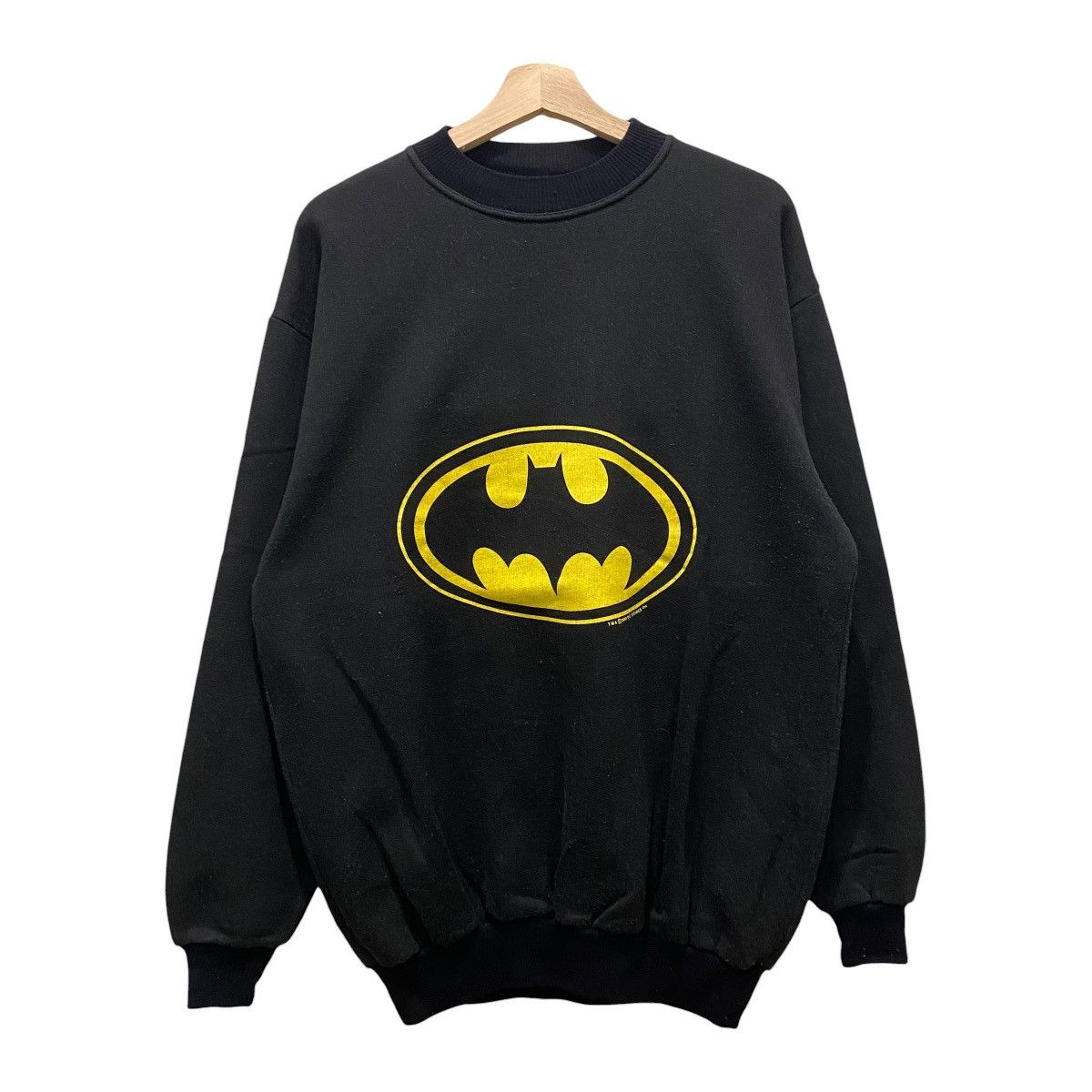 Other Vintage 80s Batman Big Logo Crewneck Sweatshirt Black Yellow Size US L / EU 52-54 / 3 - 1 Thumbnail