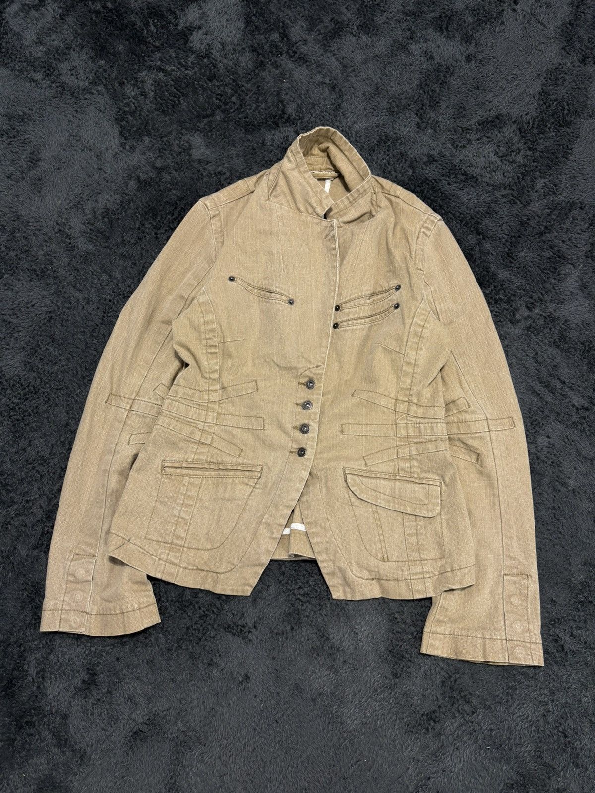 Hysteric Glamour × Undercover 00s Napoleon Military Jacket Coat YSL PPFM Balmain Vibe Size L / US 10 / IT 46 - 1 Thumbnail