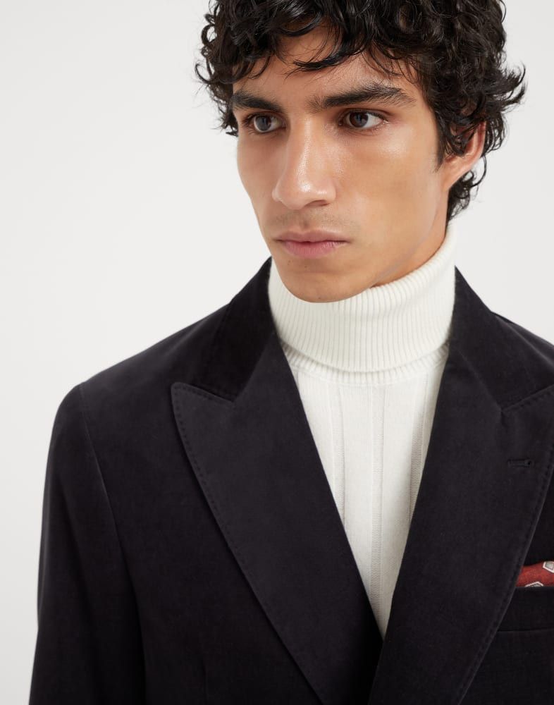 Brunello Cucinelli o1w1db10925 Suit-Type Jacket in Black Size US S / EU 44-46 / 1 - 4 Thumbnail